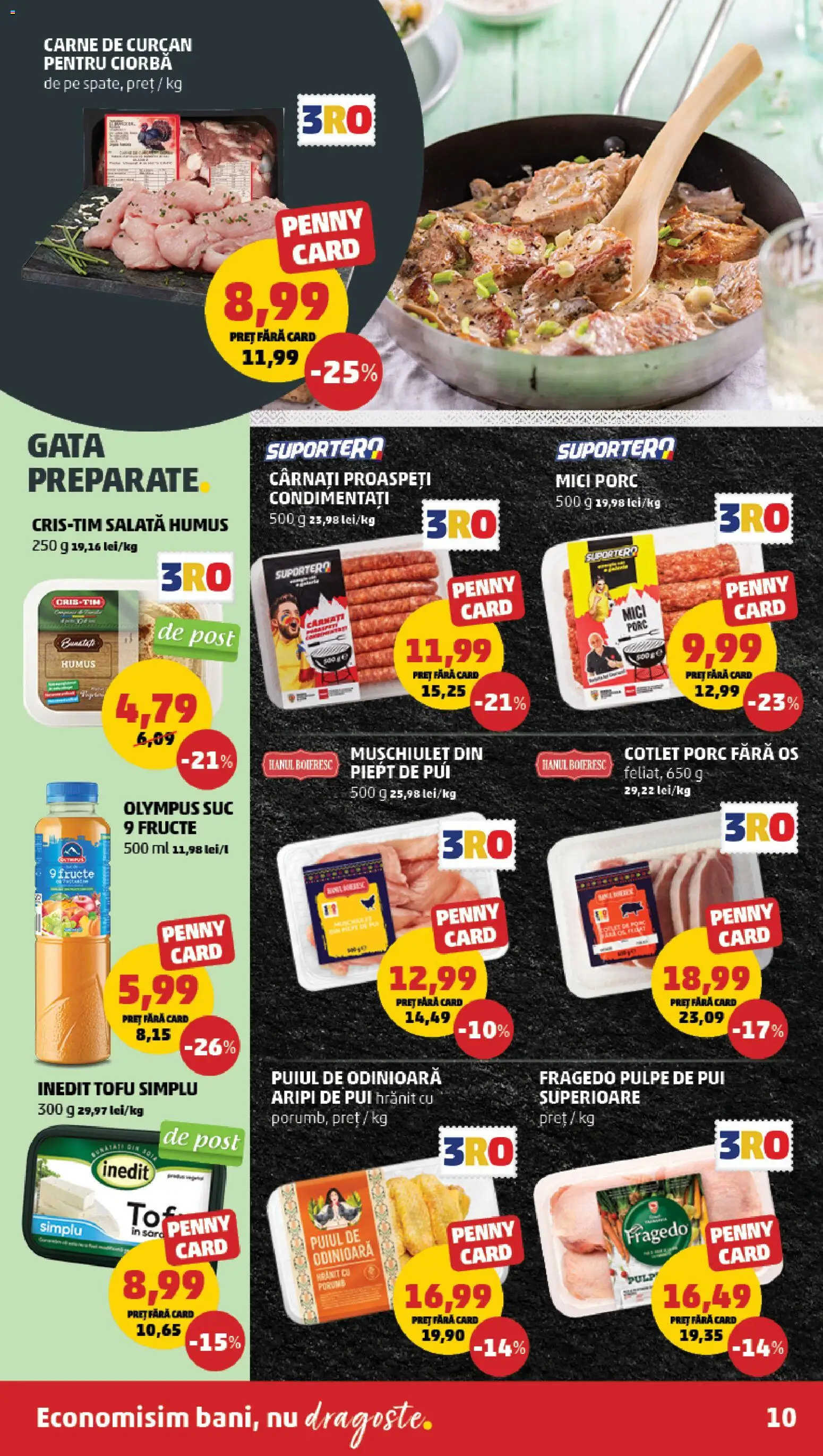 Catalog PENNY Market 12 - 17 Noiembrie 2025 | Pagina 10 | Produse: Mici, Salată, Humus, Cârnați