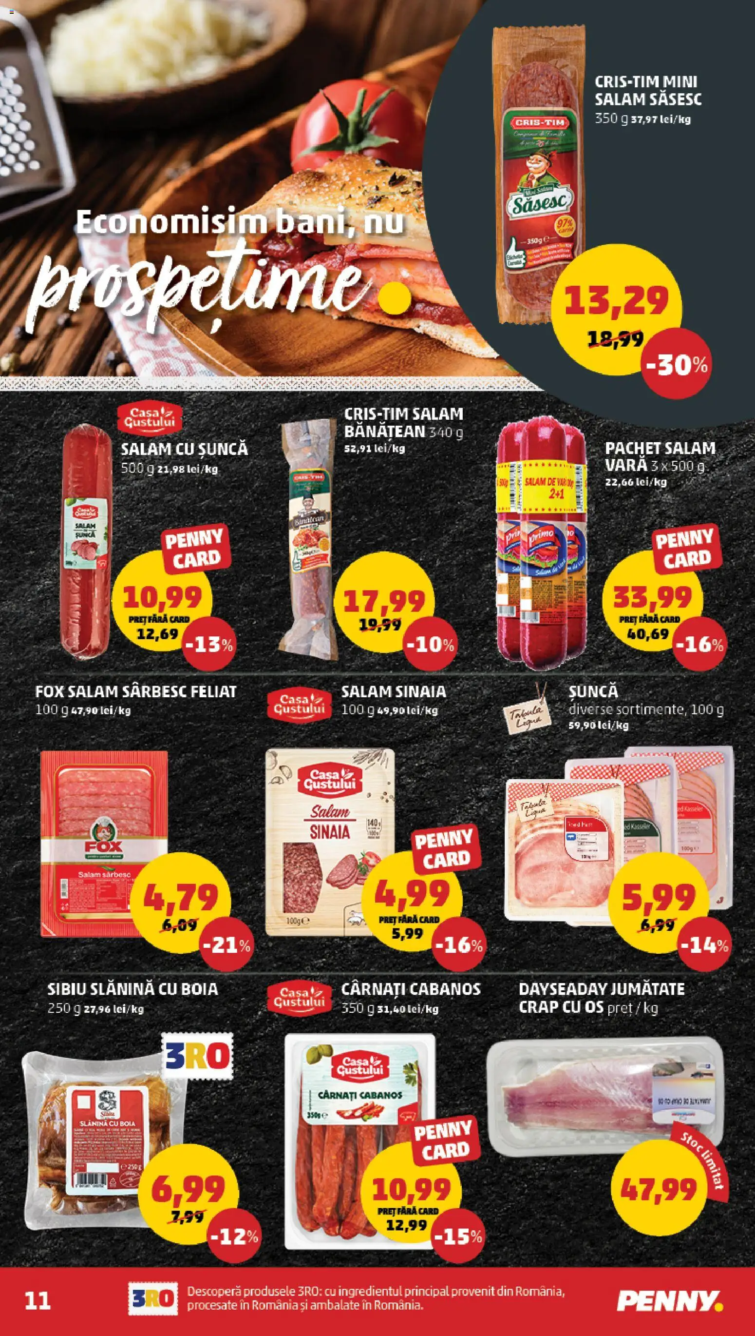 Catalog PENNY Market 12 - 17 Noiembrie 2025 | Pagina 11 | Produse: Bacon, Salam, Șuncă, Cârnați