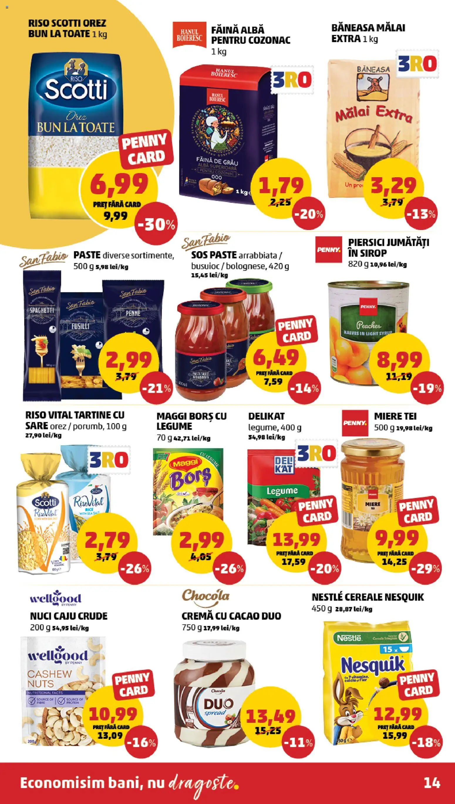 Catalog PENNY Market 12 - 17 Noiembrie 2025 | Pagina 14 | Produse: Cereale, Paste, Sirop, Cacao