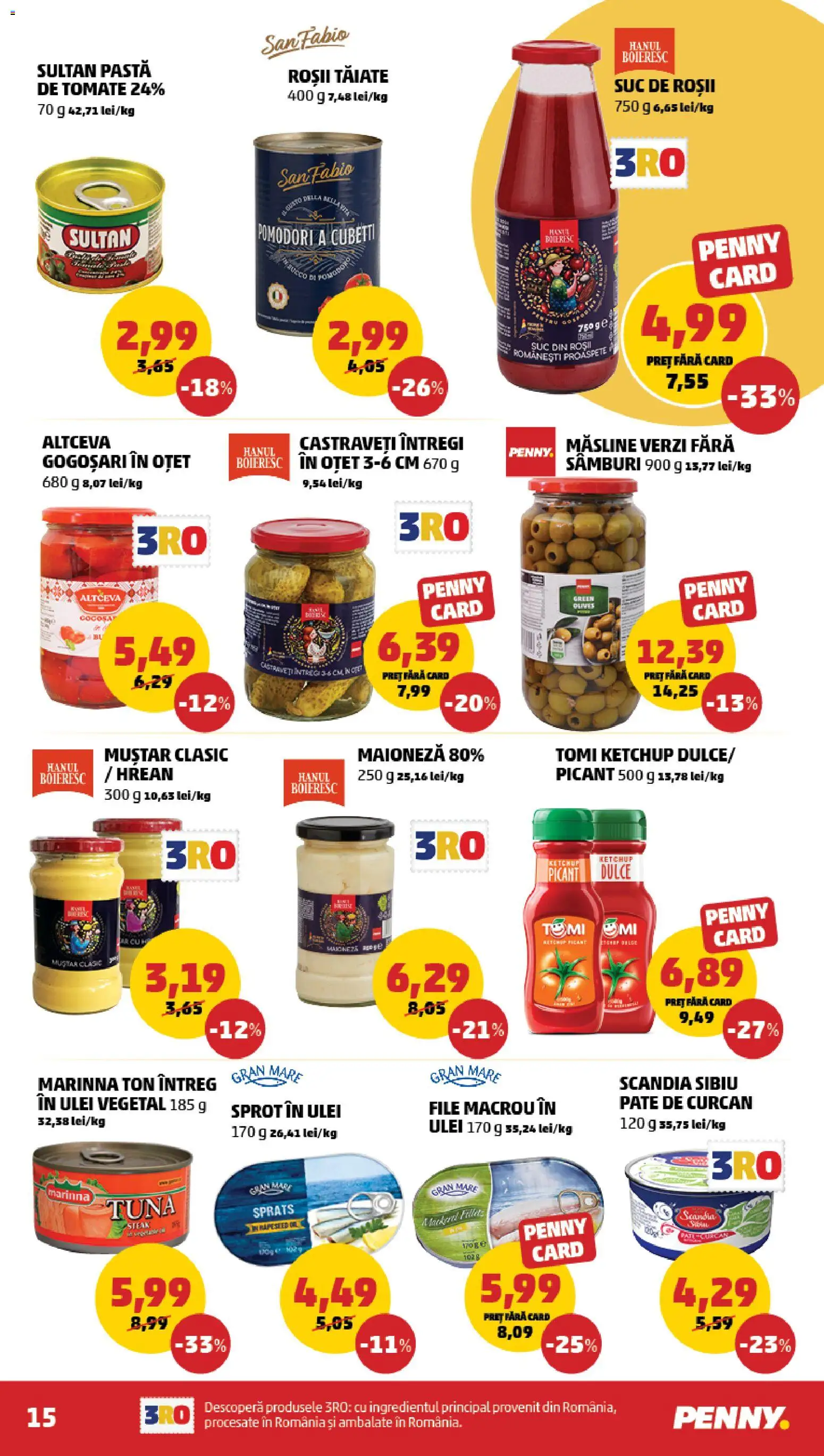 Catalog PENNY Market 12 - 17 Noiembrie 2025 | Pagina 15 | Produse: Pate, Ulei, Pastă de tomate, Muștar