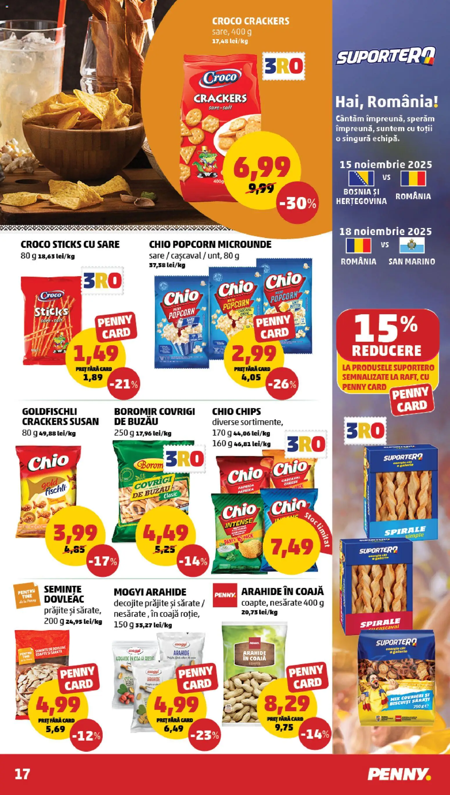 Catalog PENNY Market 12 - 17 Noiembrie 2025 | Pagina 17 | Produse: Cașcaval, Arahide, Semințe, Sare