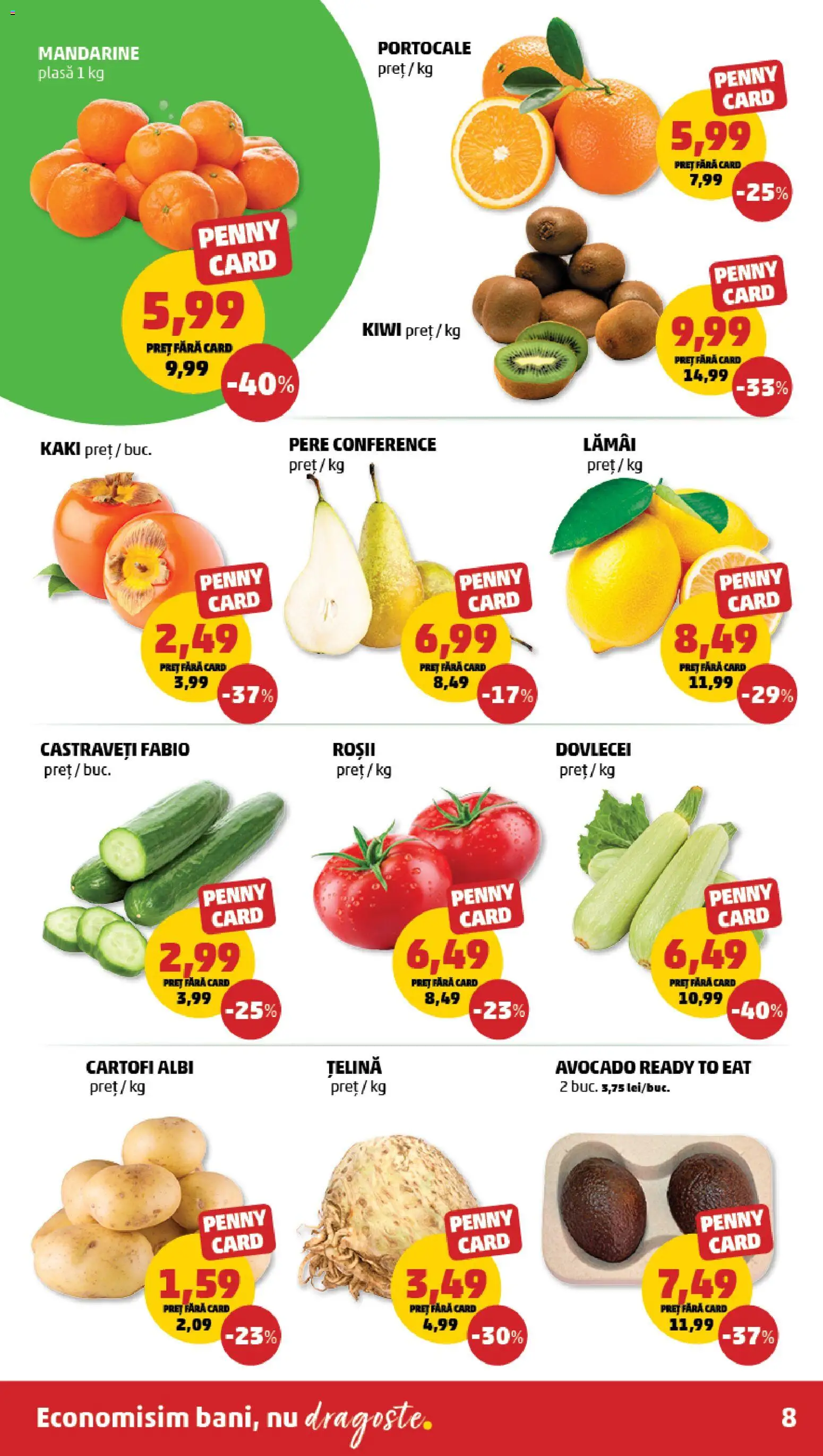Catalog PENNY Market 12 - 17 Noiembrie 2025 | Pagina 8 | Produse: Kaki, Portocale, Kiwi, Cartofi