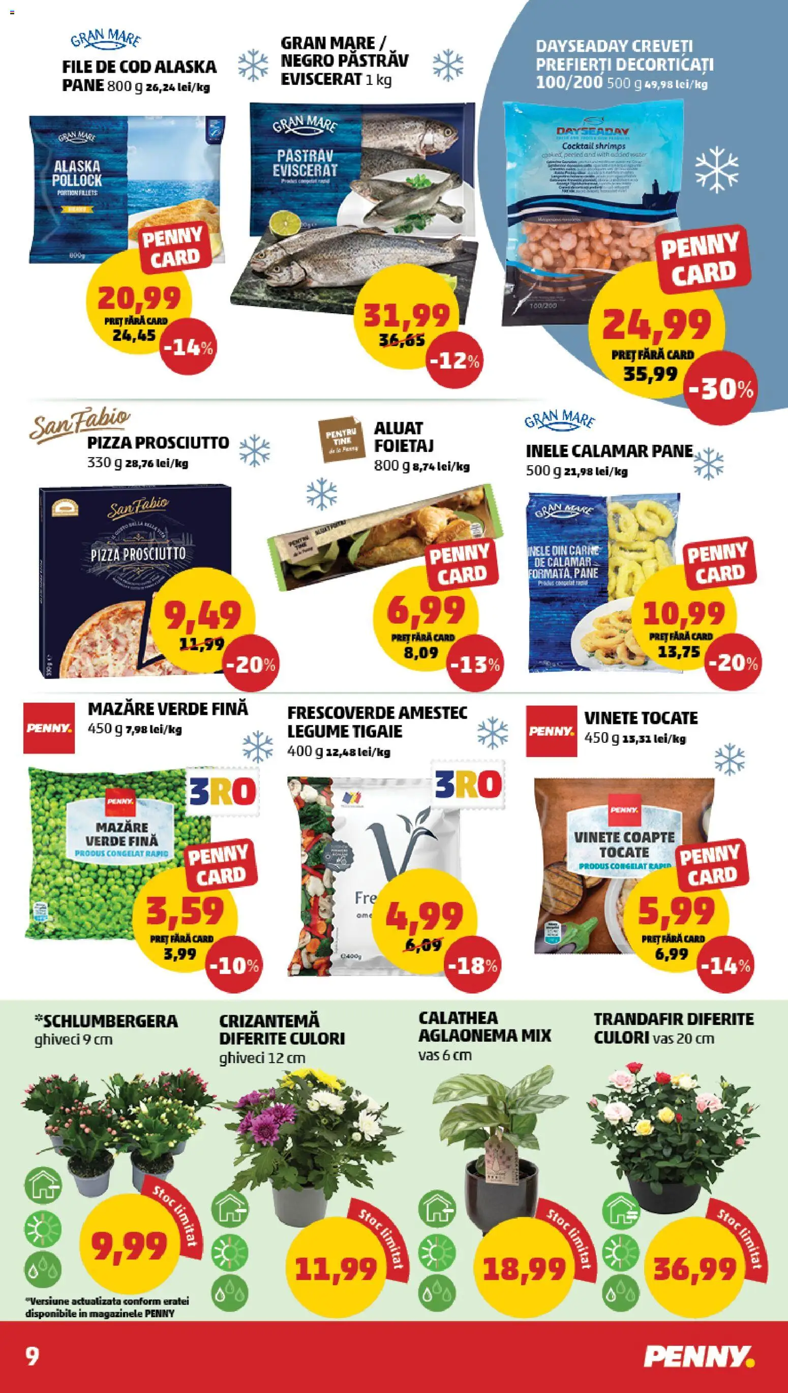 Catalog PENNY Market 12 - 17 Noiembrie 2025 | Pagina 9 | Produse: Mazăre, Ghiveci, Pizza, Legume