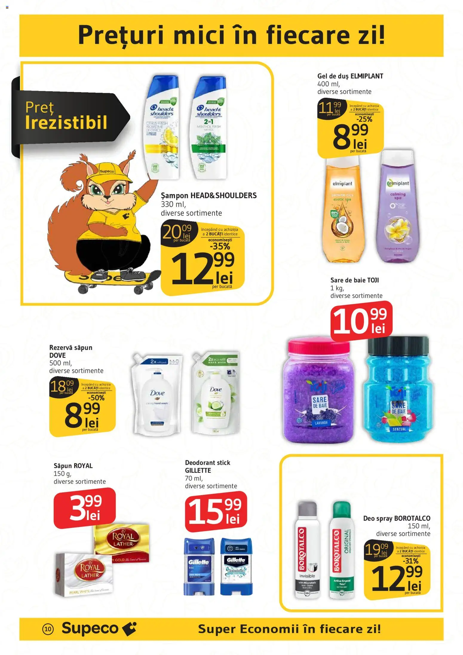 Catalog Supeco 13 - 25 Noiembrie 2025 | Pagina 10 | Produse: Șampon, Săpun, Rezervă săpun, Sare
