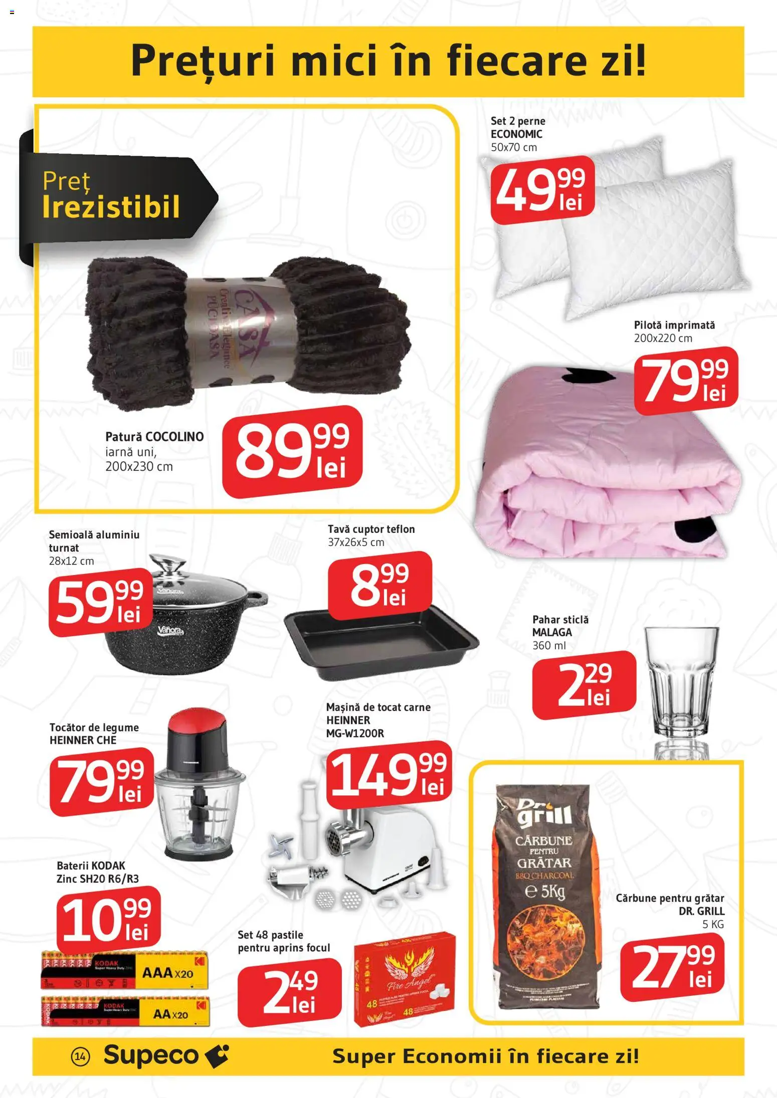 Catalog Supeco 13 - 25 Noiembrie 2025 | Pagina 14 | Produse: Mașină de tocat, Cuptor, Pilotă, Mici