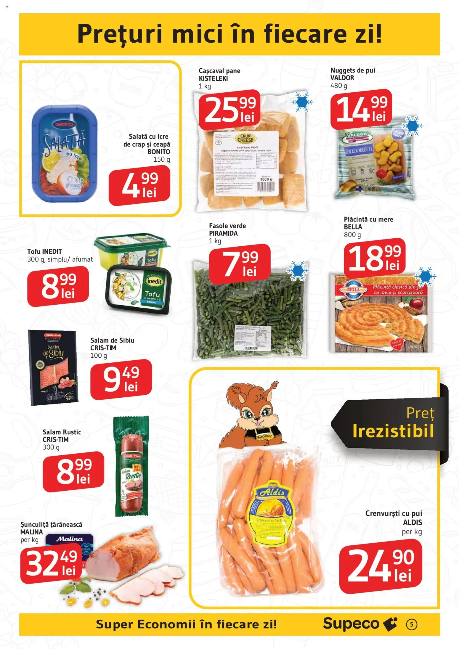 Catalog Supeco 13 - 25 Noiembrie 2025 | Pagina 5 | Produse: Mici, Plăcintă, Mere, Ceapă