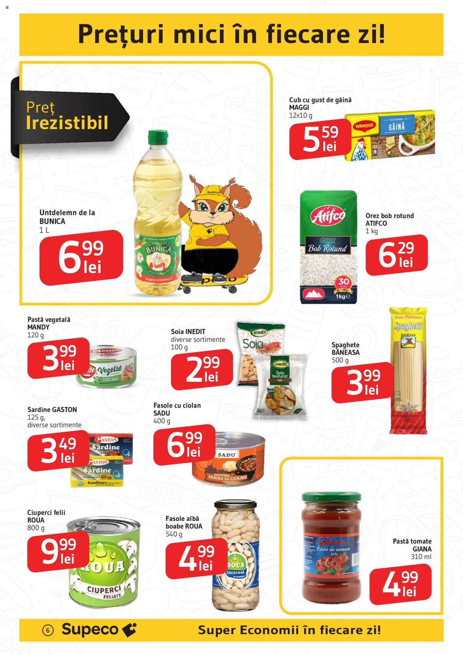 Catalog Supeco 13 - 25 Noiembrie 2025 | Pagina 6 | Produse: Mici, Pastă de tomate, Orez, Fasole albă