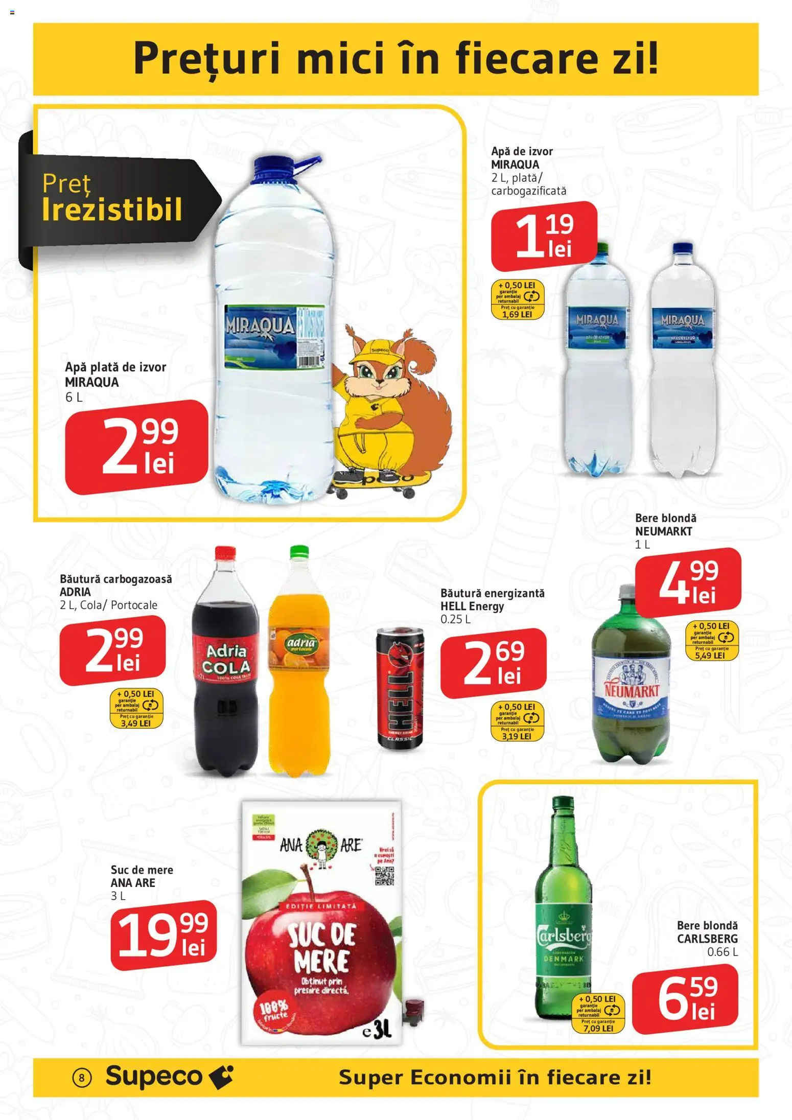 Catalog Supeco 13 - 25 Noiembrie 2025 | Pagina 8 | Produse: Suc, Bere, Băutură energizantă, Portocale