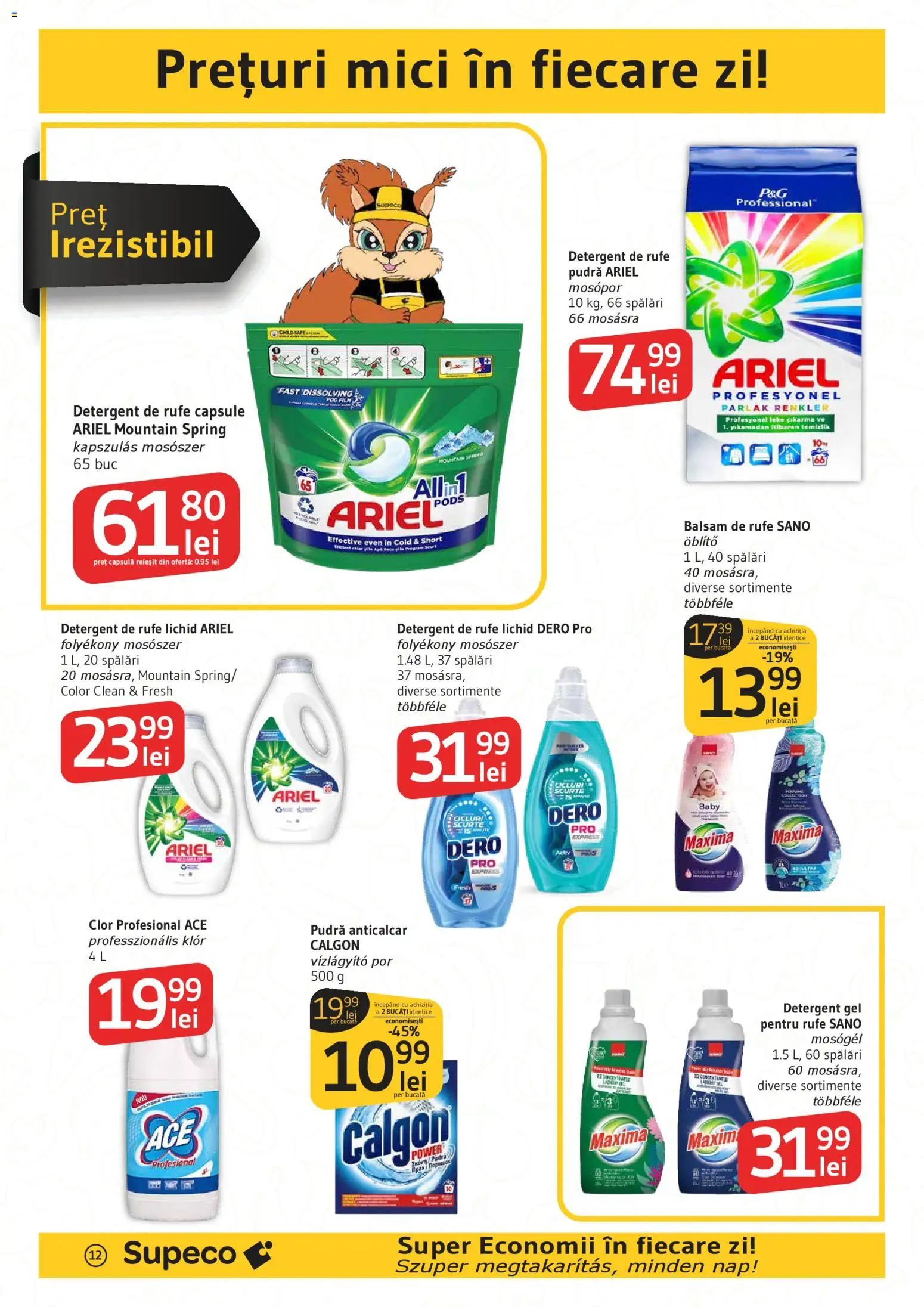 Catalog Supeco 13 - 25 Noiembrie 2025 | Pagina 12 | Produse: Mici, Balsam, Detergent, Balsam de rufe
