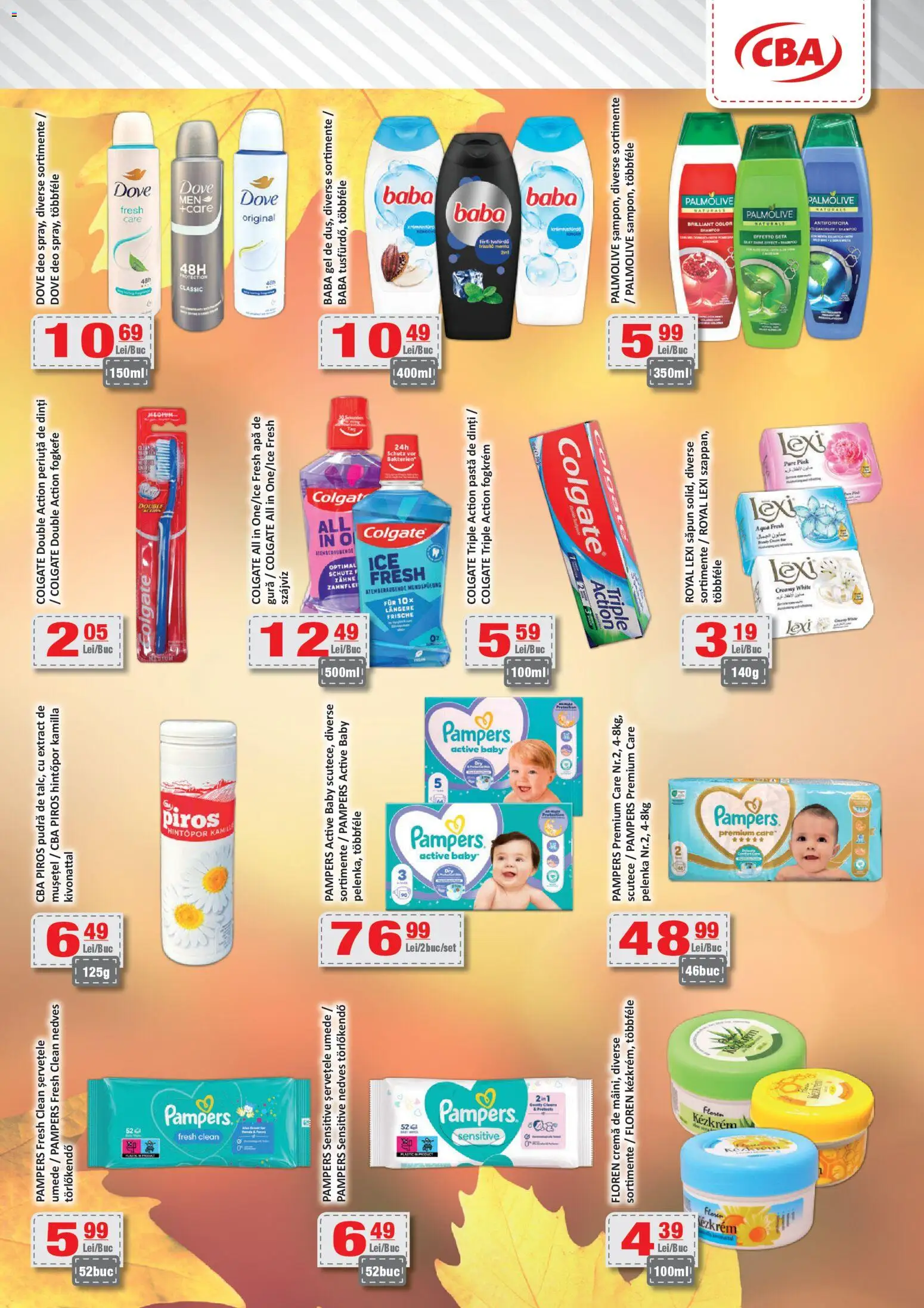 Catalog CBA 7 - 19 Noiembrie 2025 | Pagina 10 | Produse: Pomelo, Pudră, Pastă de dinți, Apă