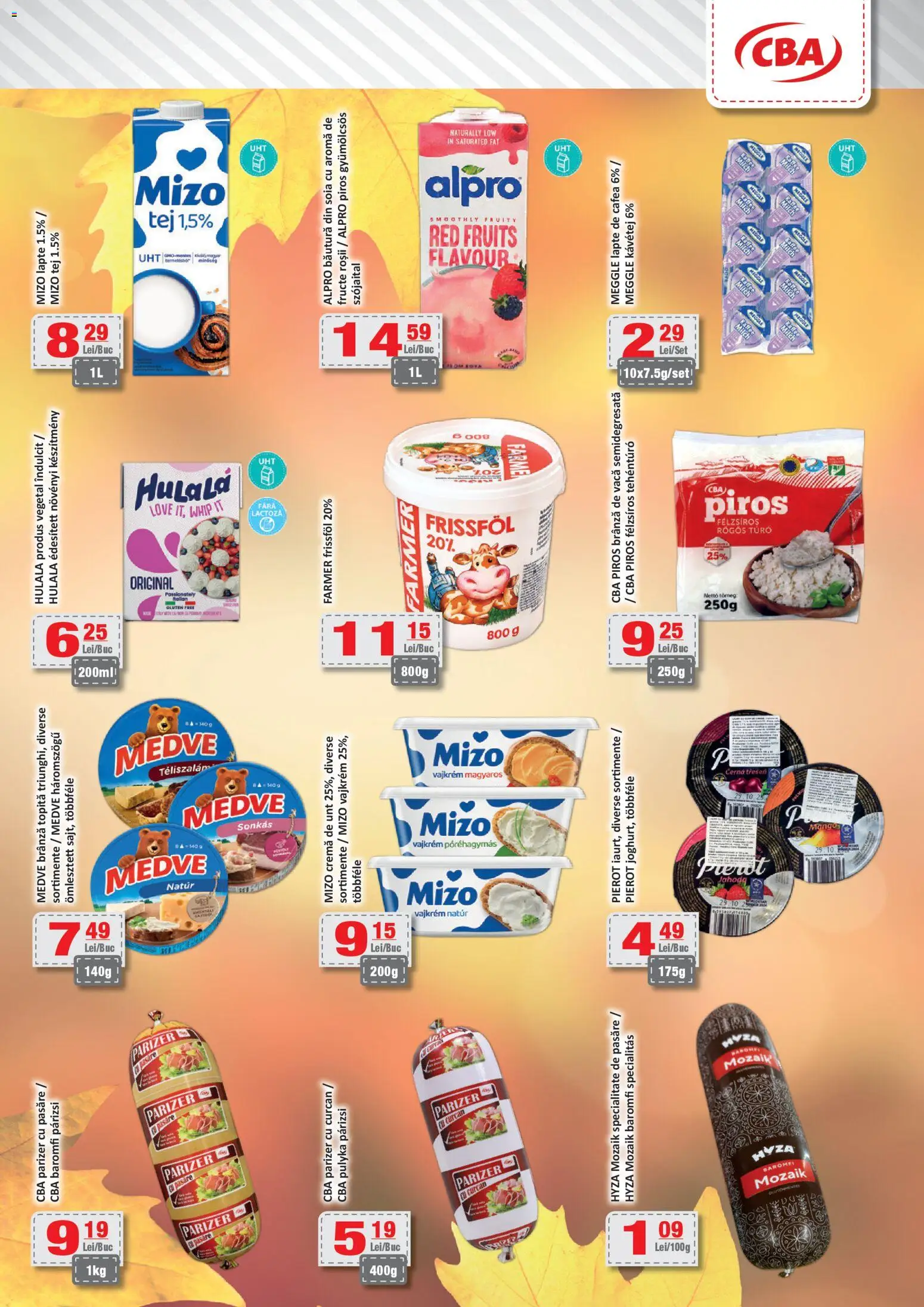 Catalog CBA 7 - 19 Noiembrie 2025 | Pagina 2 | Produse: Lapte, Brânză, Roșii, Médailles