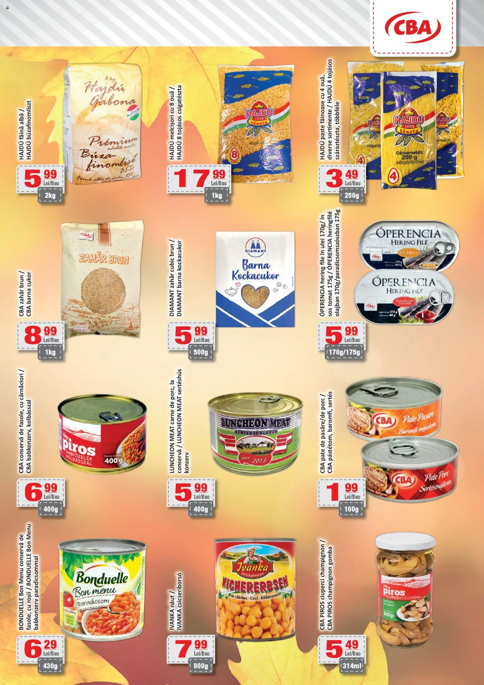 Catalog CBA 7 - 19 Noiembrie 2025 | Pagina 5 | Produse: Ulei, Paste, Sos, Zahăr