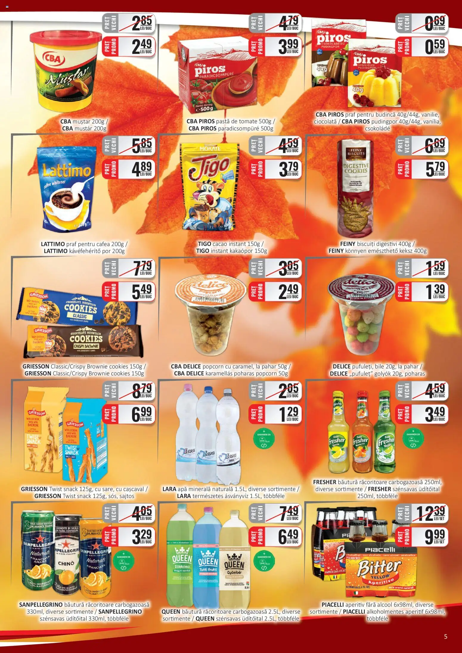 Catalog CBA 1 - 14 Noiembrie 2025 | Pagina 5 | Produse: Yazı tahtası kalemi, Cașcaval, Pastă de tomate, Biscuiți