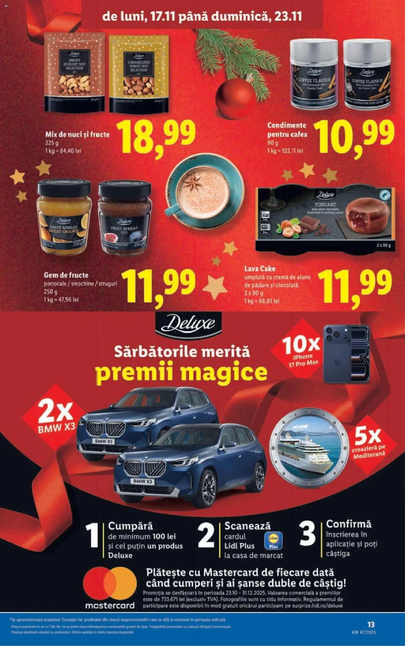 Catalog LIDL 17 - 22 Noiembrie 2025 | Pagina 13 | Produse: Alune, Apple, Ciocolată, Fructe