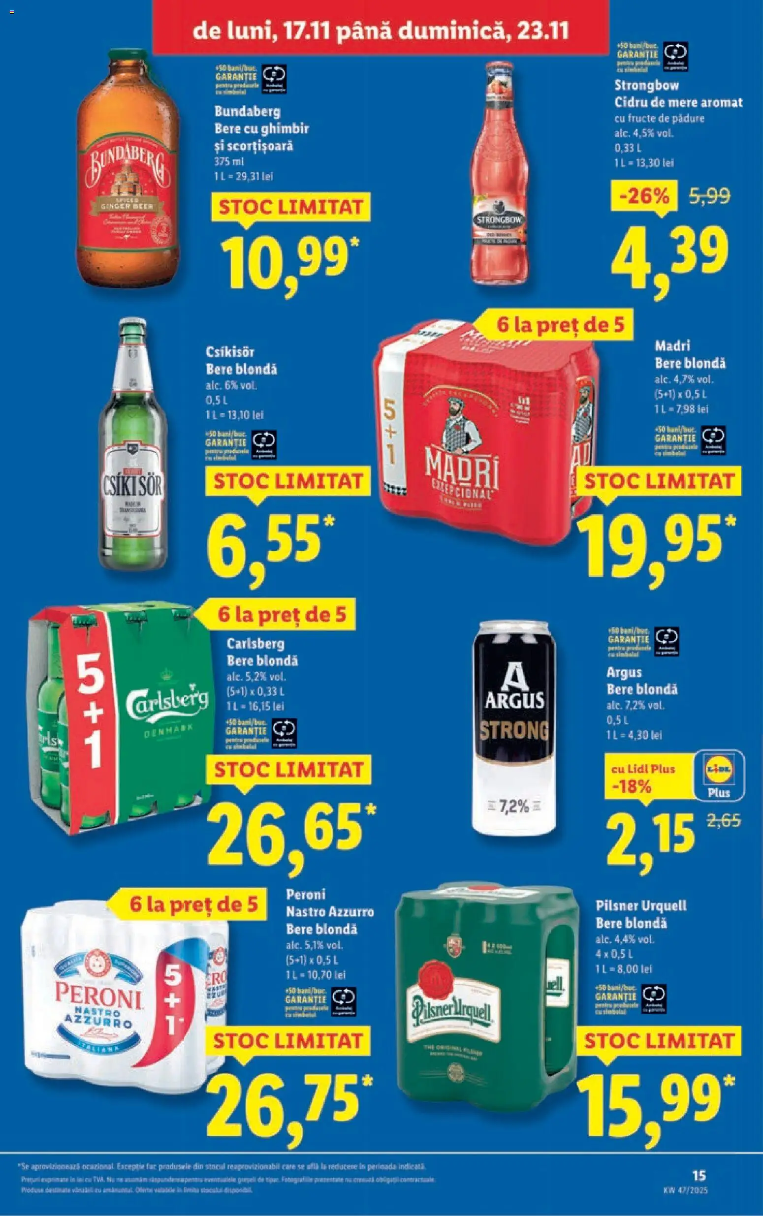 Catalog LIDL 17 - 22 Noiembrie 2025 | Pagina 15 | Produse: Apple, Bere, Mere, Fructe