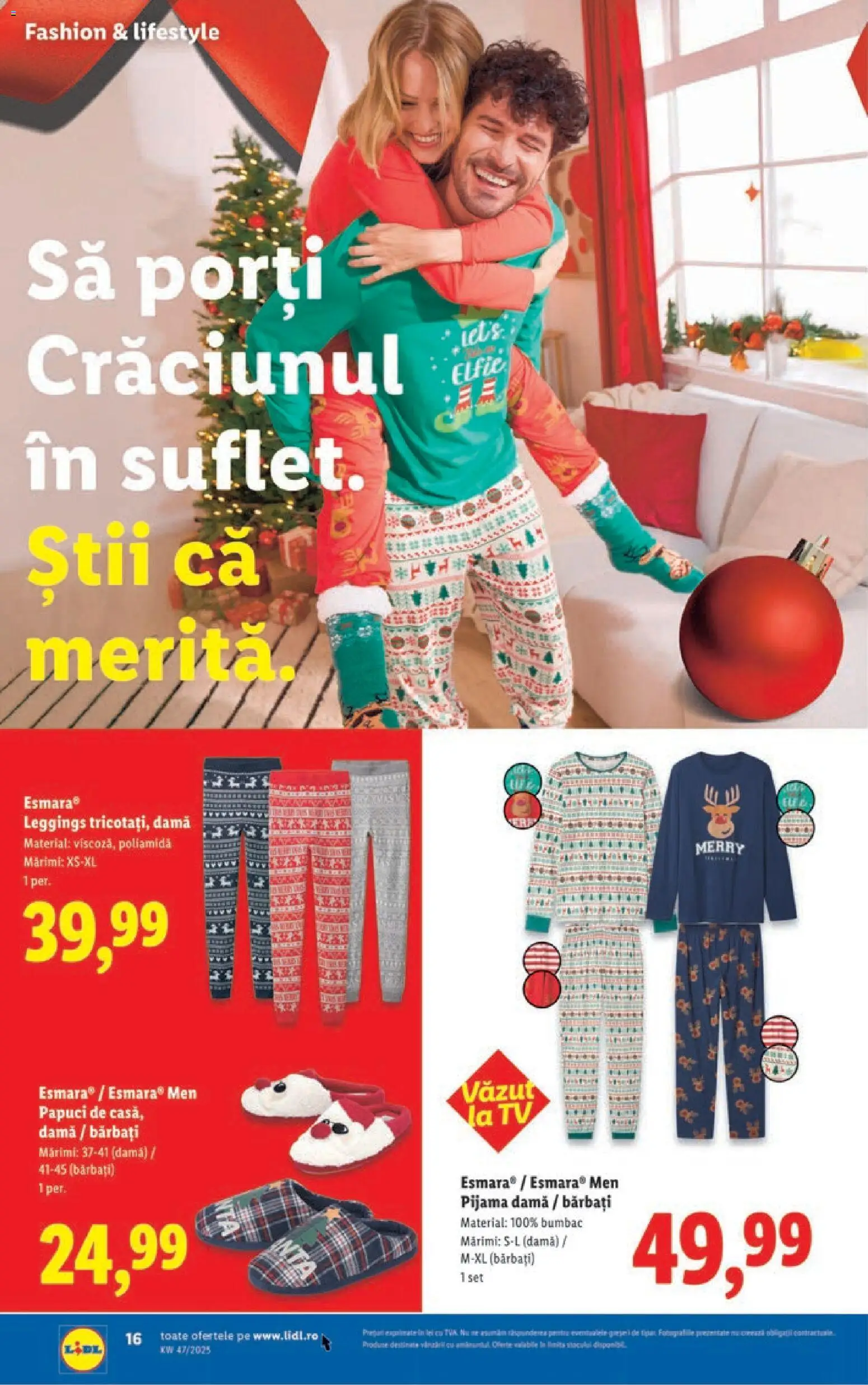 Catalog LIDL 17 - 22 Noiembrie 2025 | Pagina 16 | Produse: Papuci