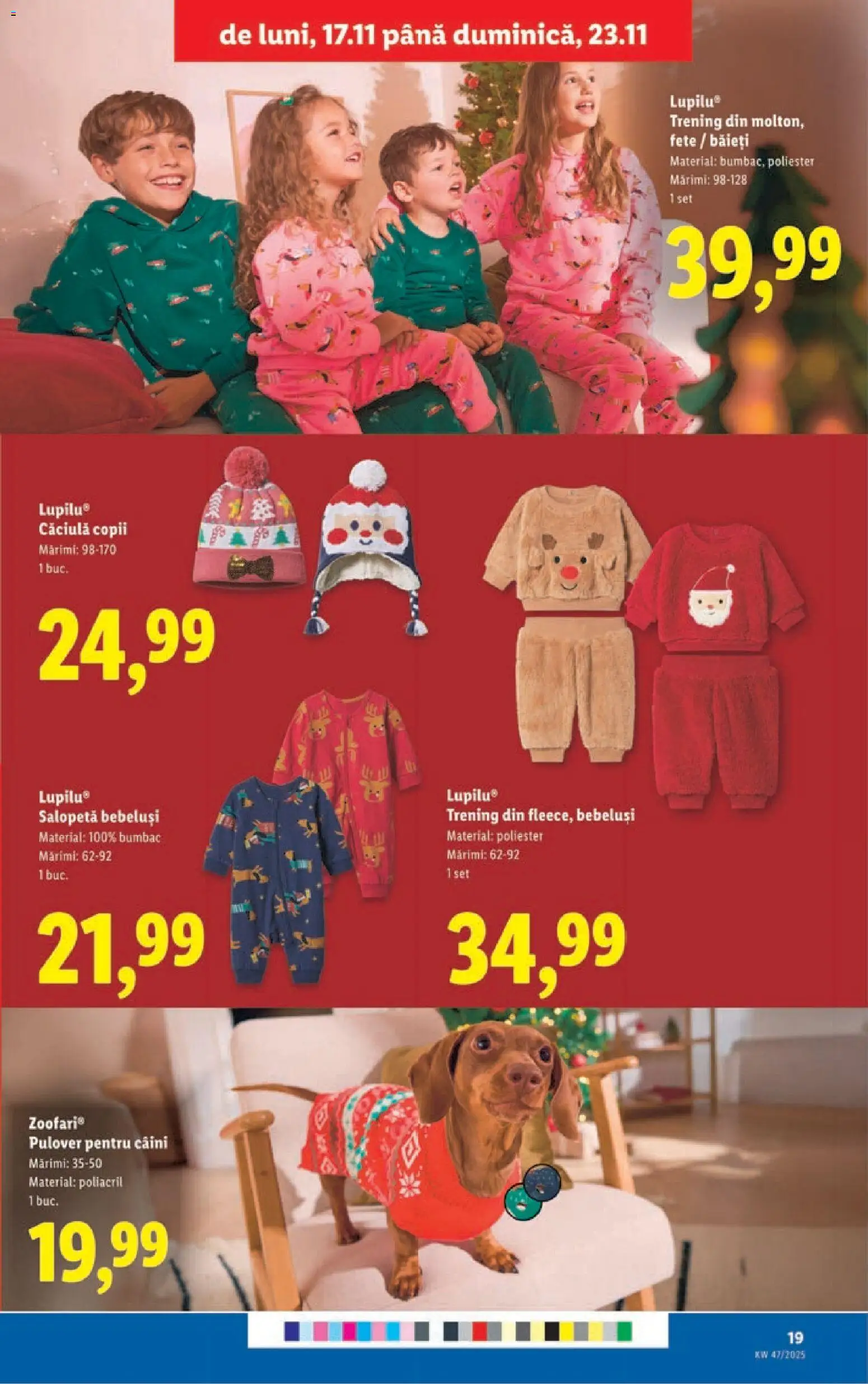 Catalog LIDL 17 - 22 Noiembrie 2025 | Pagina 19 | Produse: Trening, Pulover, Salopetă