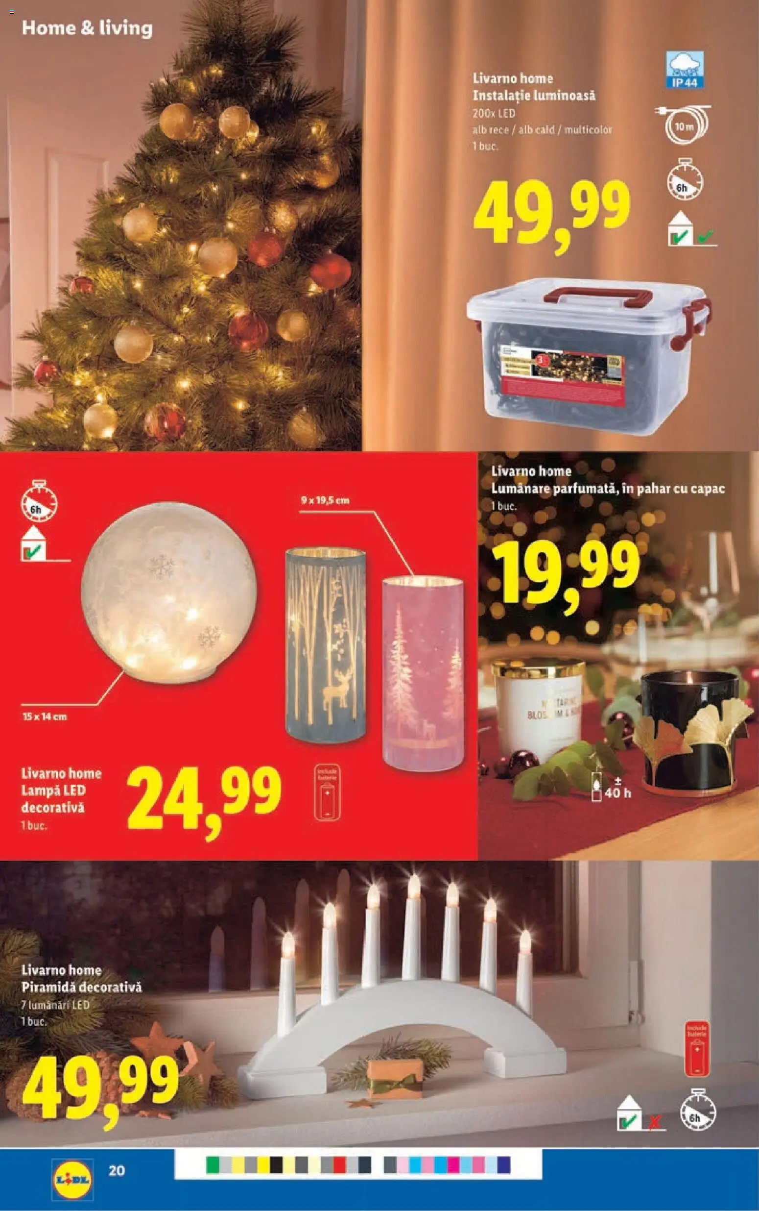 Catalog LIDL 17 - 22 Noiembrie 2025 | Pagina 20 | Produse: Babak, Lampă, Lumânare