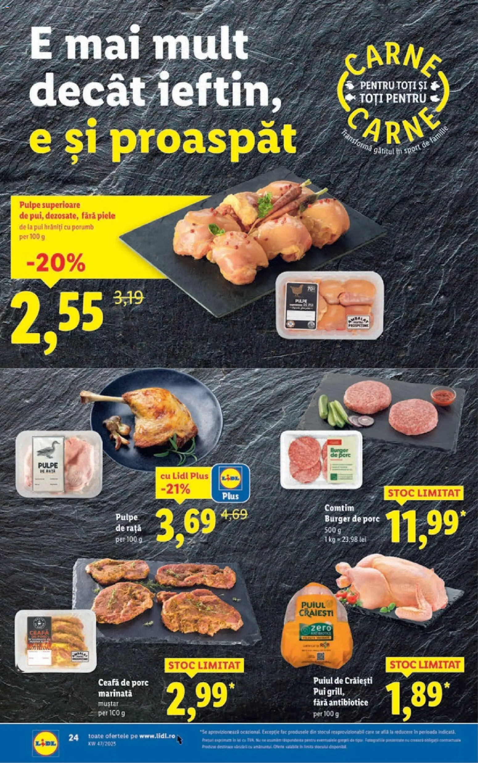 Catalog LIDL 17 - 22 Noiembrie 2025 | Pagina 24 | Produse: Keçeli kalem, Rață, Muștar, Porumb