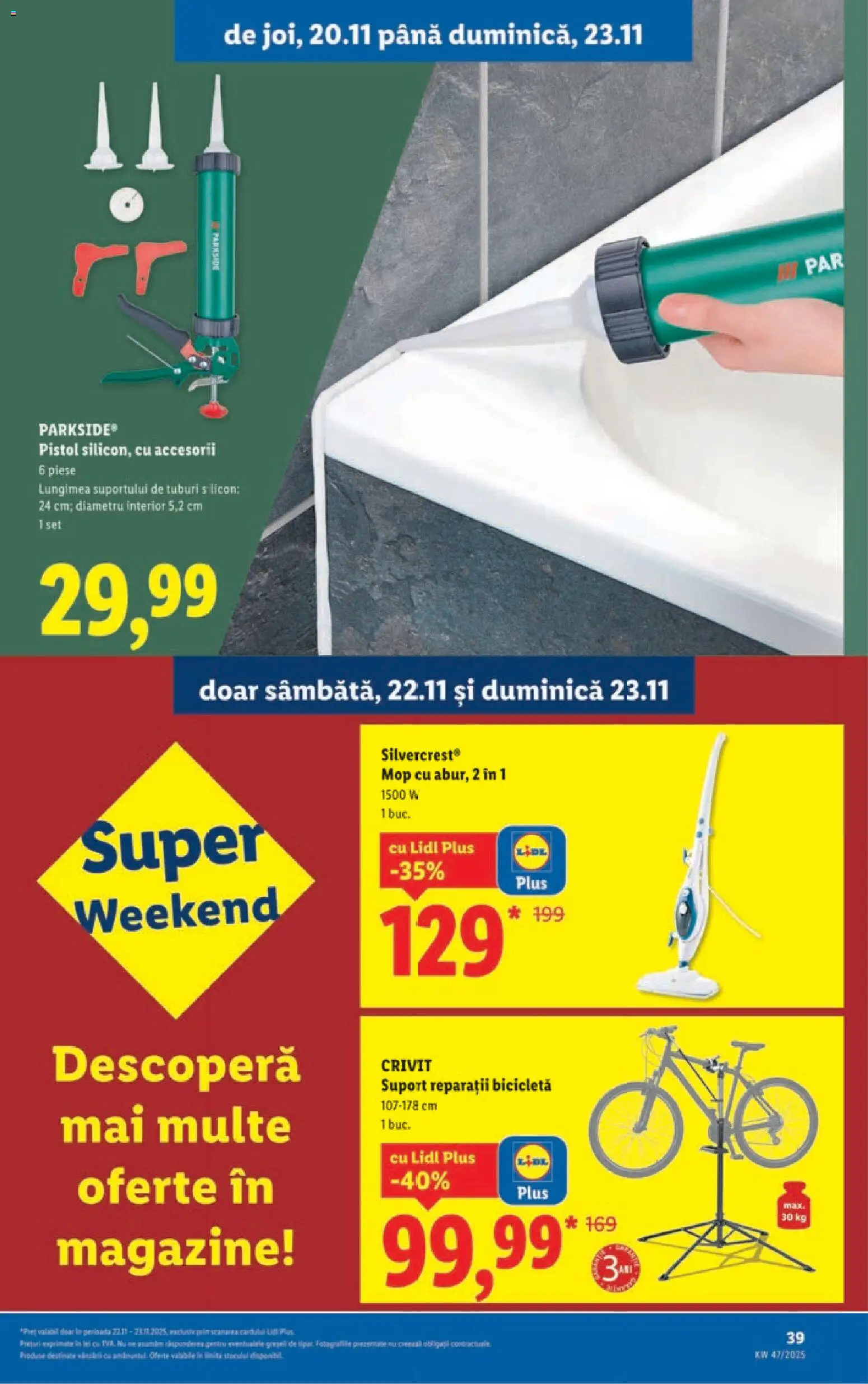 Catalog LIDL 17 - 22 Noiembrie 2025 | Pagina 39 | Produse: Mop, Dana kuşbaşı