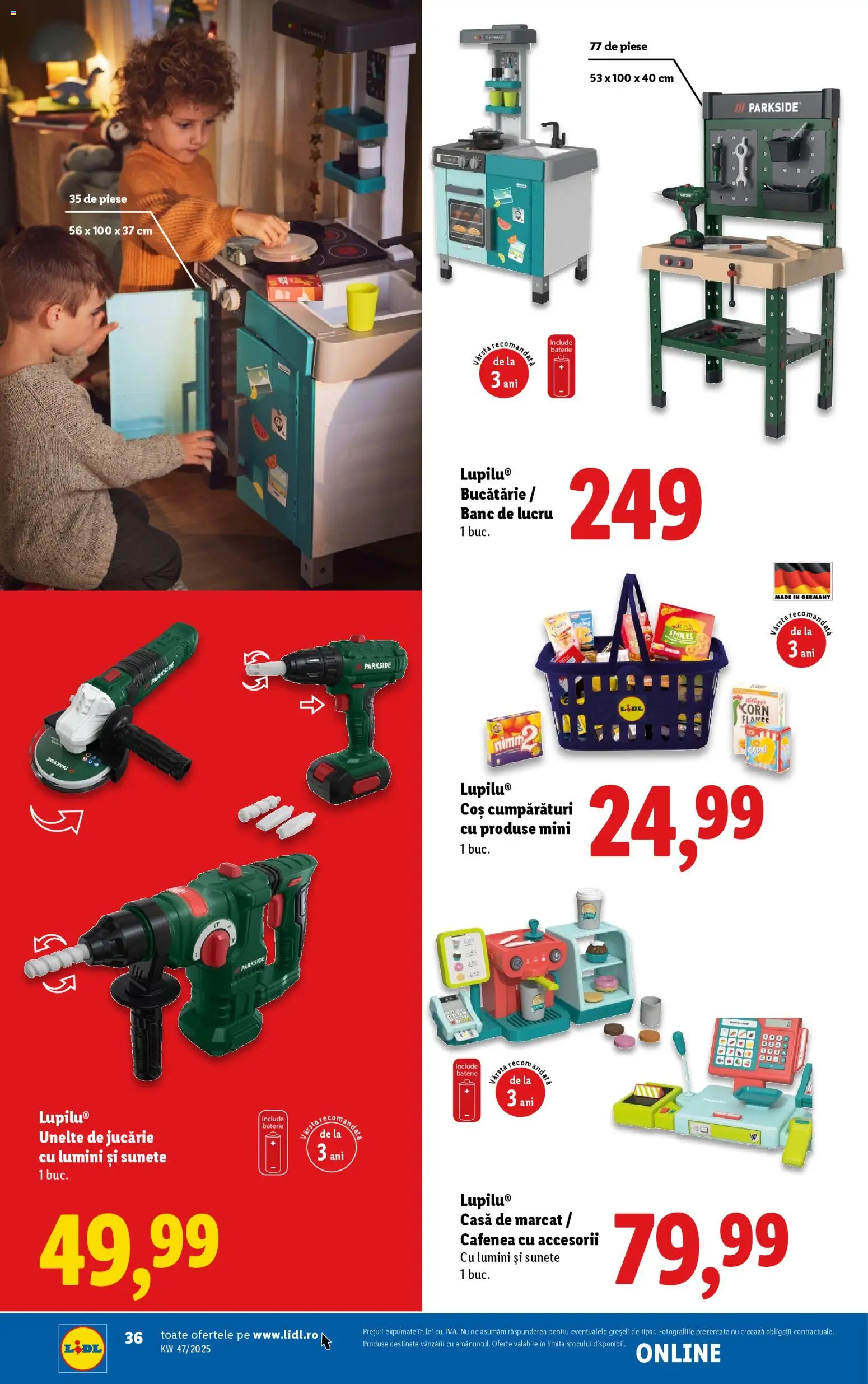 Catalog LIDL 17 - 22 Noiembrie 2025 | Pagina 10 | Produse: Coș, Bucătărie, Baterie
