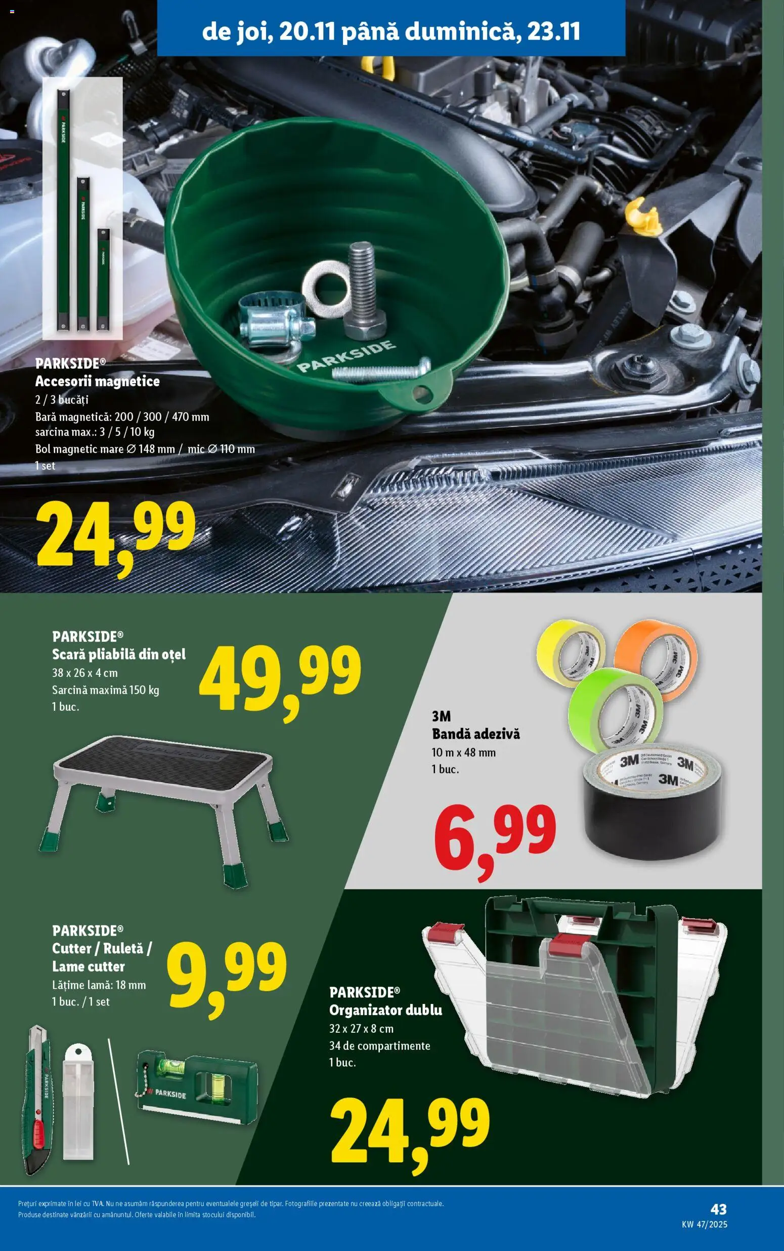 Catalog LIDL 17 - 22 Noiembrie 2025 | Pagina 17 | Produse: Cutter, Bol, Scară