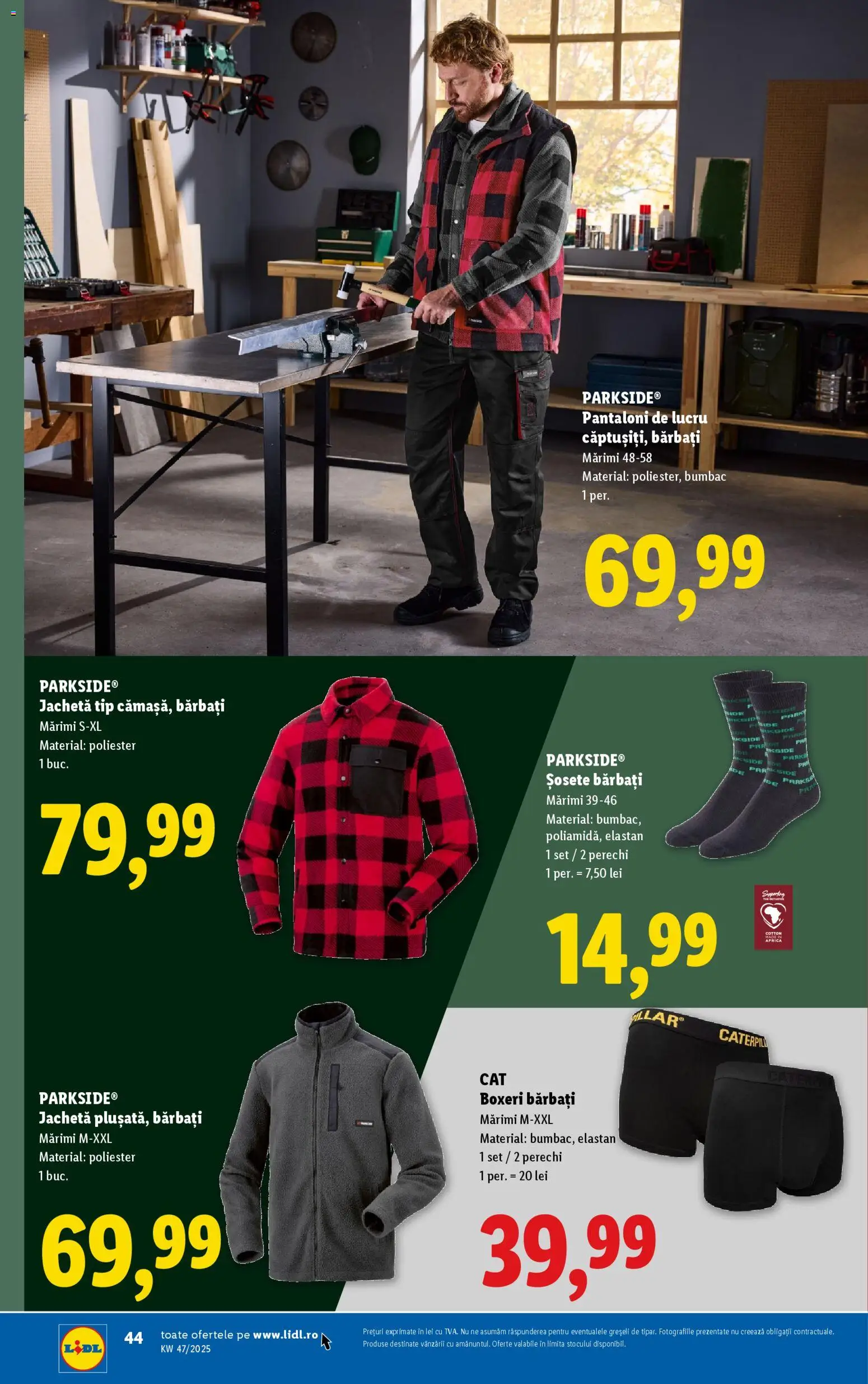 Catalog LIDL 17 - 22 Noiembrie 2025 | Pagina 18 | Produse: Jachetă, Pantaloni, Șosete, Boxeri