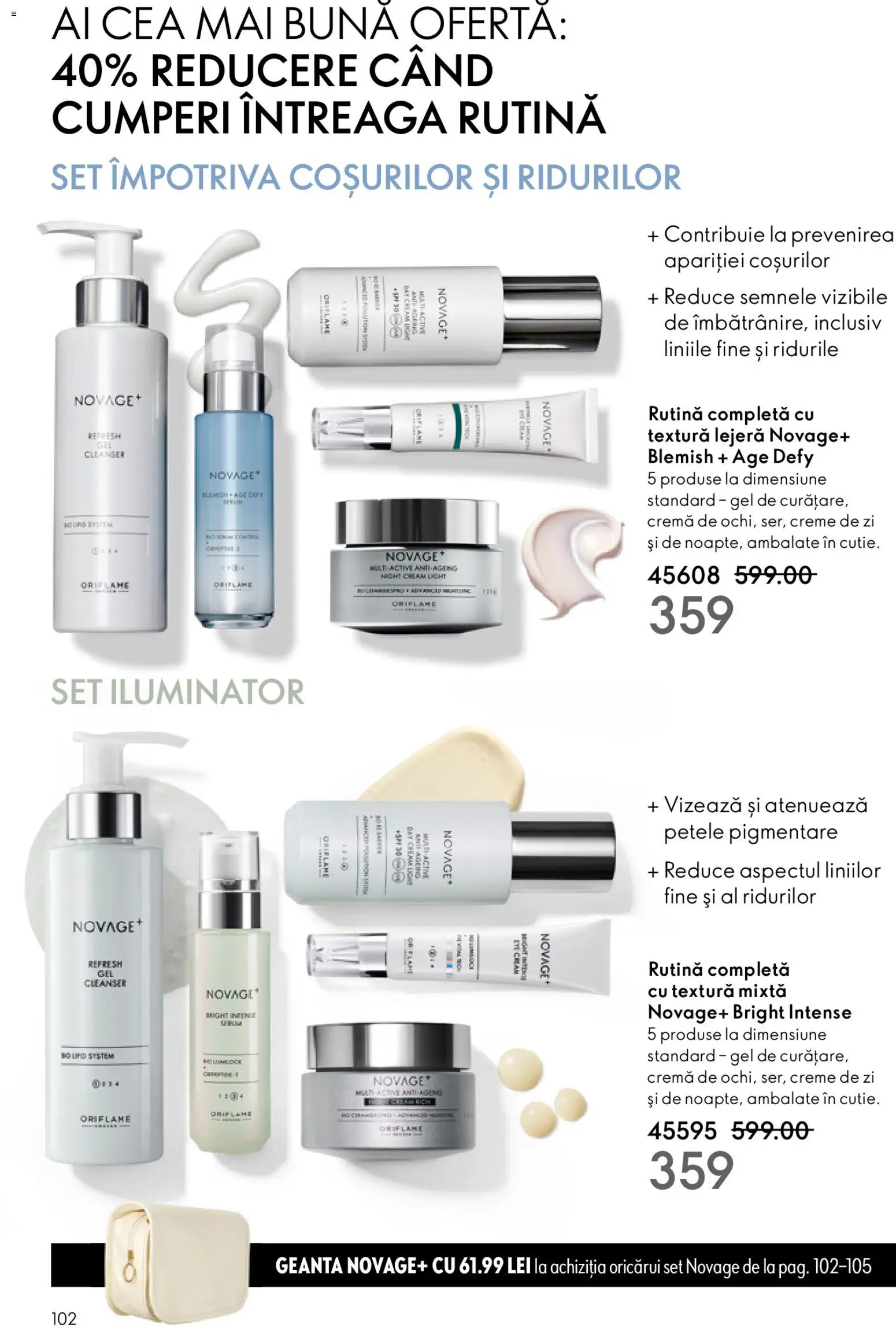 Catalog Oriflame 3 - 22 Decembrie 2025 | Pagina 102 | Produse: Geantă, Iluminator, Cremă