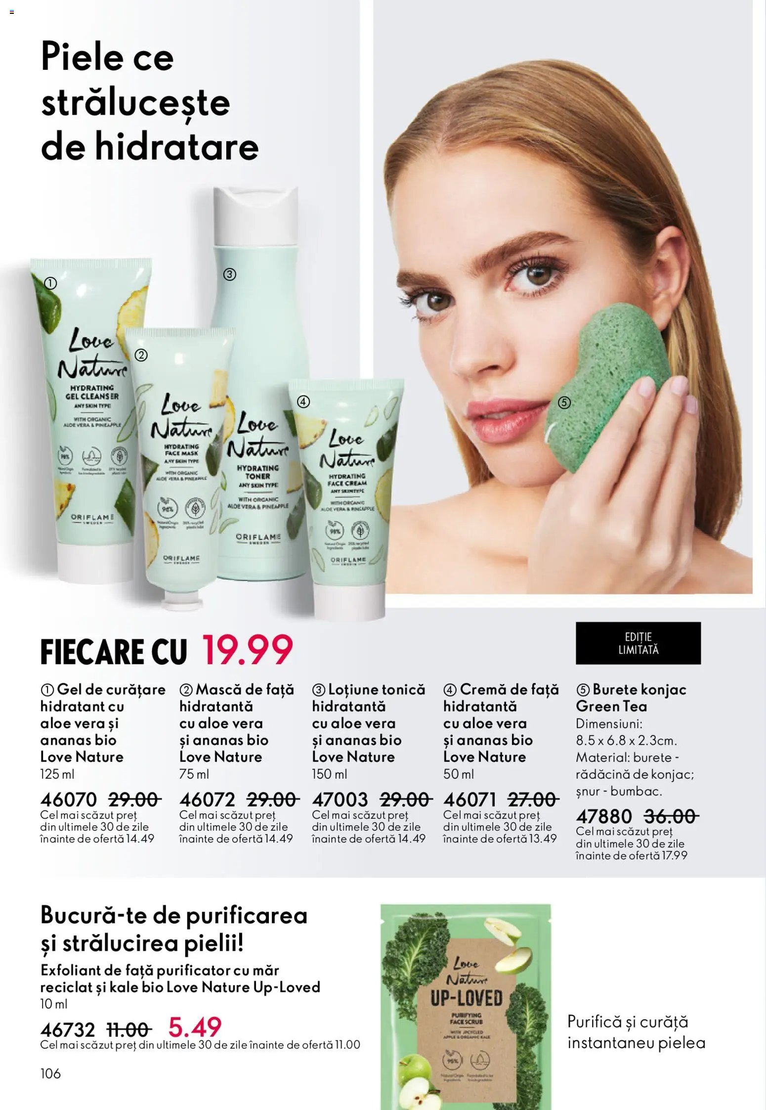 Catalog Oriflame 3 - 22 Decembrie 2025 | Pagina 106 | Produse: Exfoliant, Scrub, Toner, Cremă