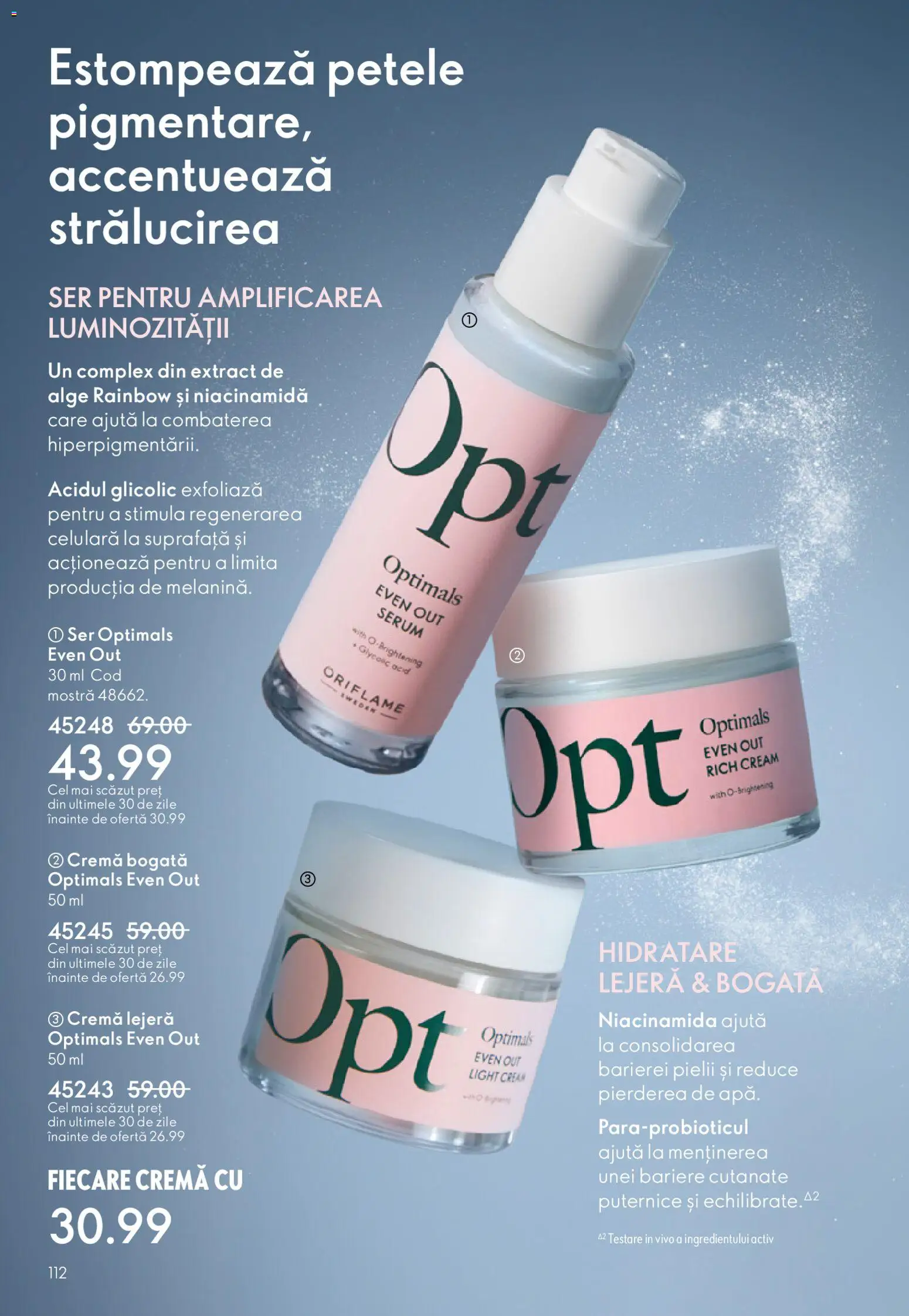 Catalog Oriflame 3 - 22 Decembrie 2025 | Pagina 112 | Produse: Serum, Cremă