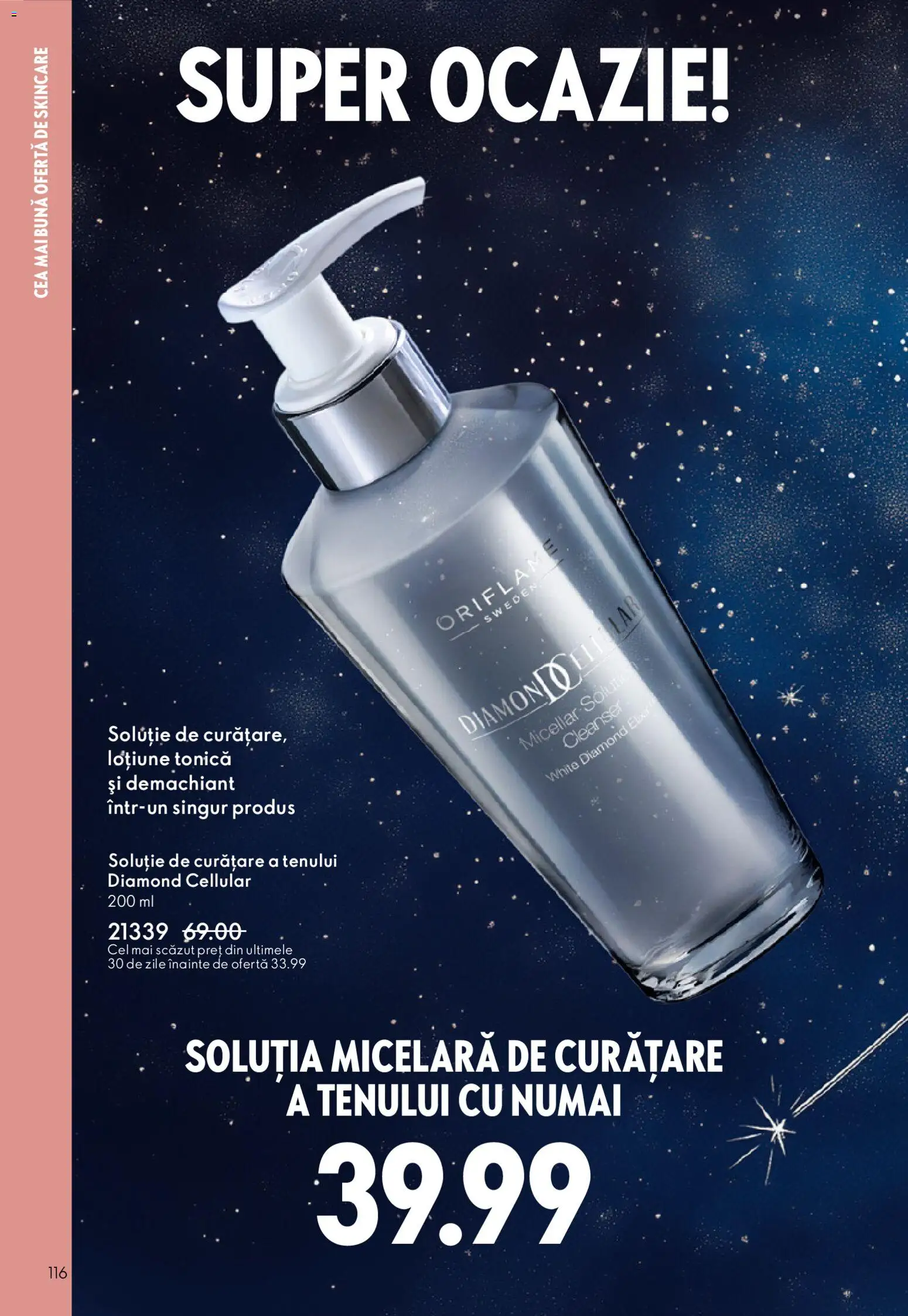 Catalog Oriflame 3 - 22 Decembrie 2025 | Pagina 116 | Produse: Loțiune tonică, Elixir, Demachiant, Demlik