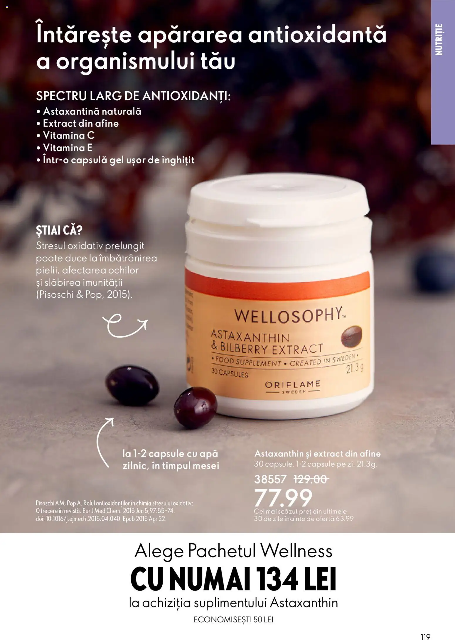 Catalog Oriflame 3 - 22 Decembrie 2025 | Pagina 119 | Produse: Afine, Apă