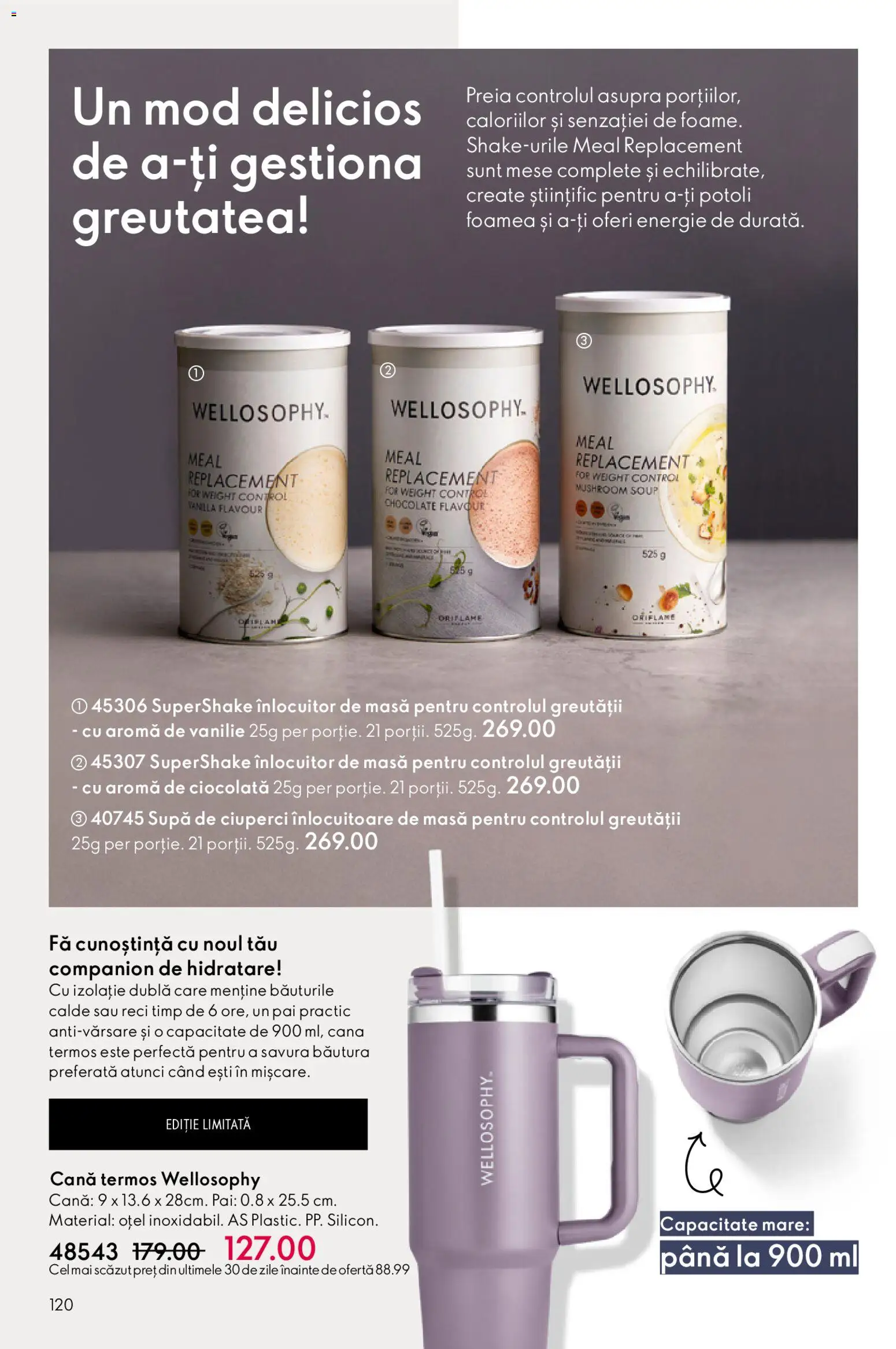 Catalog Oriflame 3 - 22 Decembrie 2025 | Pagina 120 | Produse: Masă, Termos, Ciuperci, Ciocolată