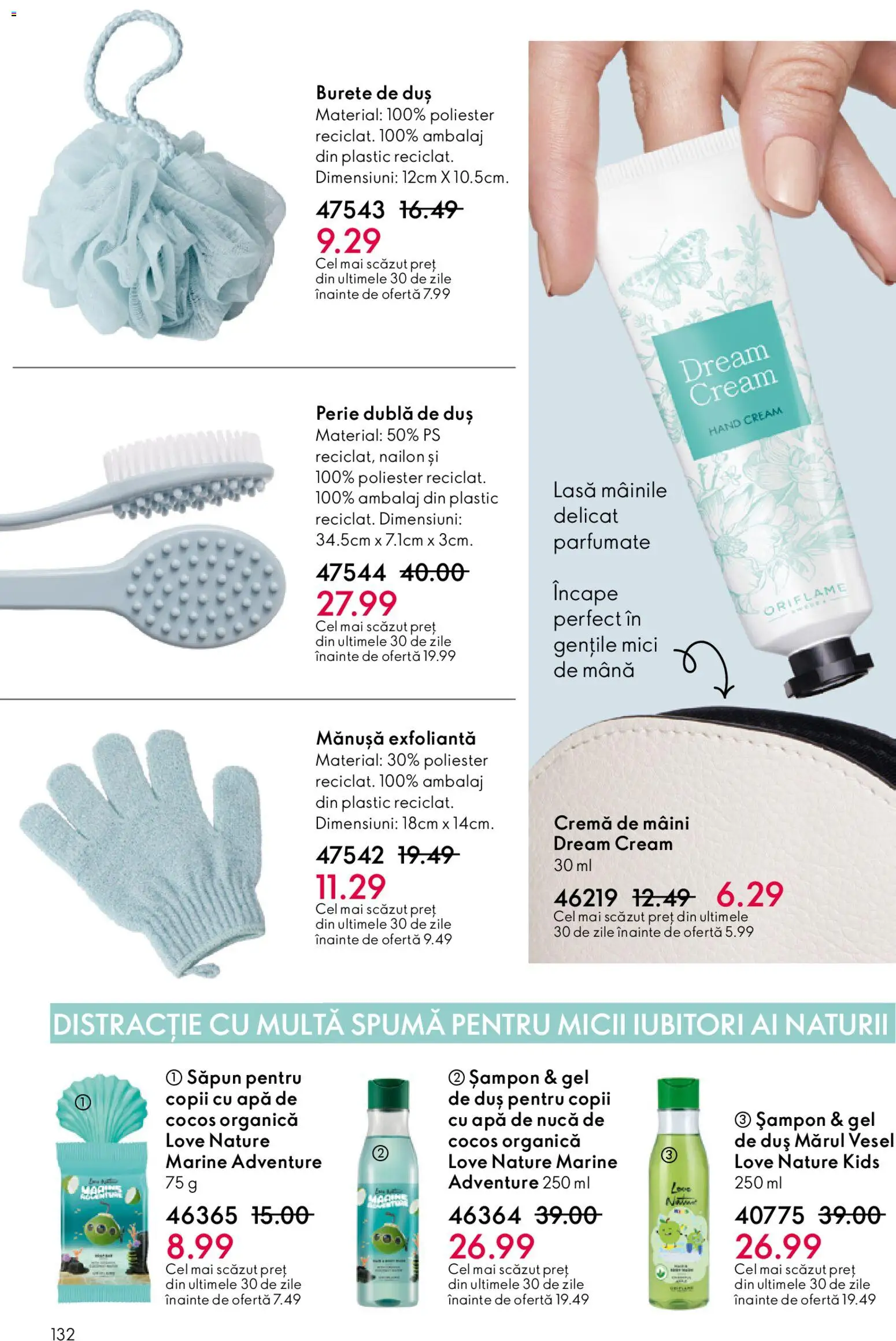 Catalog Oriflame 3 - 22 Decembrie 2025 | Pagina 132 | Produse: Mici, Cremă, Săpun, Apă