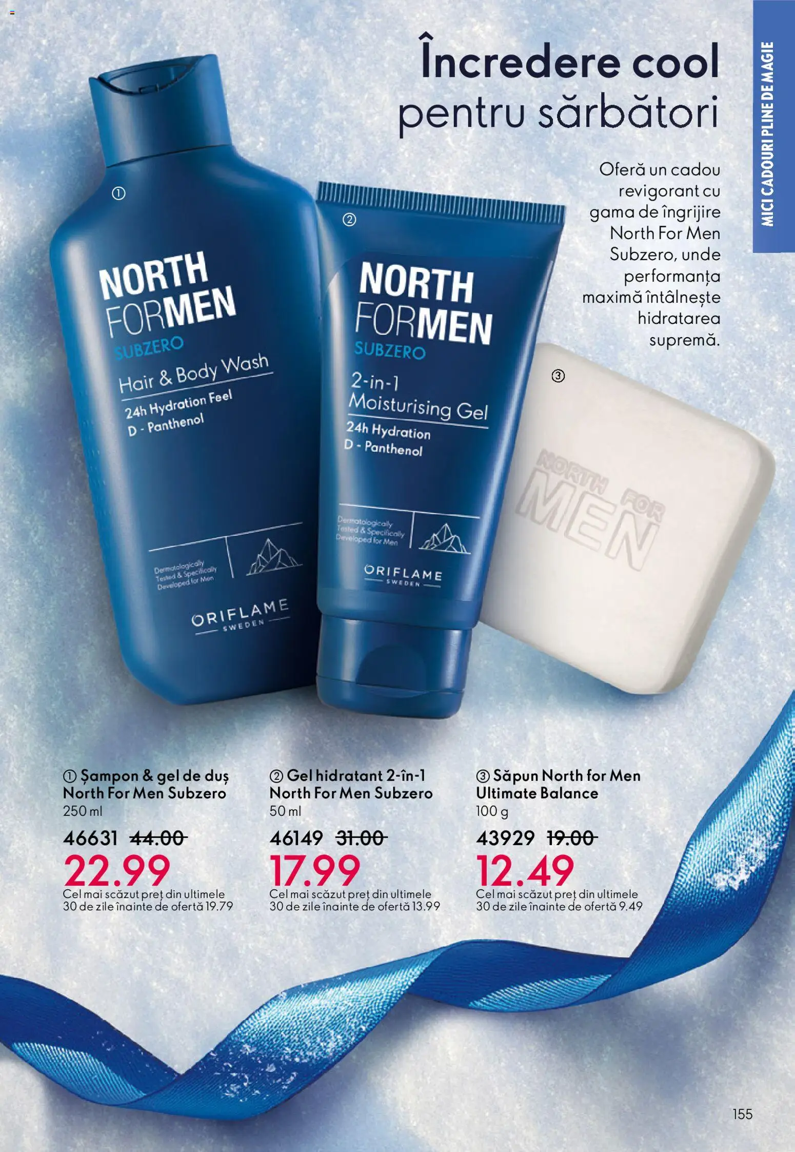 Catalog Oriflame 3 - 22 Decembrie 2025 | Pagina 155 | Produse: Body, Duș, Mici, Săpun