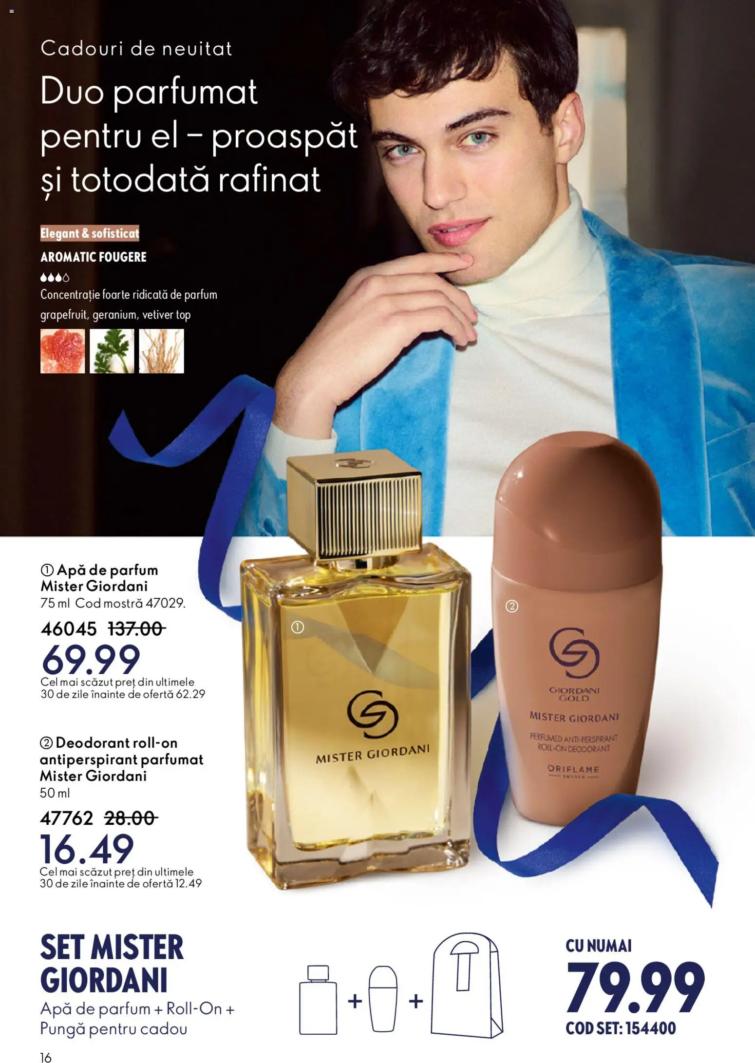 Catalog Oriflame 3 - 22 Decembrie 2025 | Pagina 16 | Produse: Apă de parfum, Pungă, Parfum, Antiperspirant