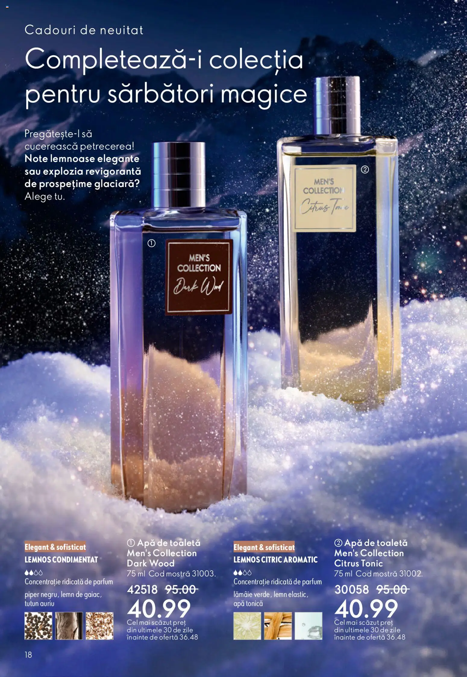 Catalog Oriflame 3 - 22 Decembrie 2025 | Pagina 18 | Produse: Toaletă, Parfum, Apă, Lămâie