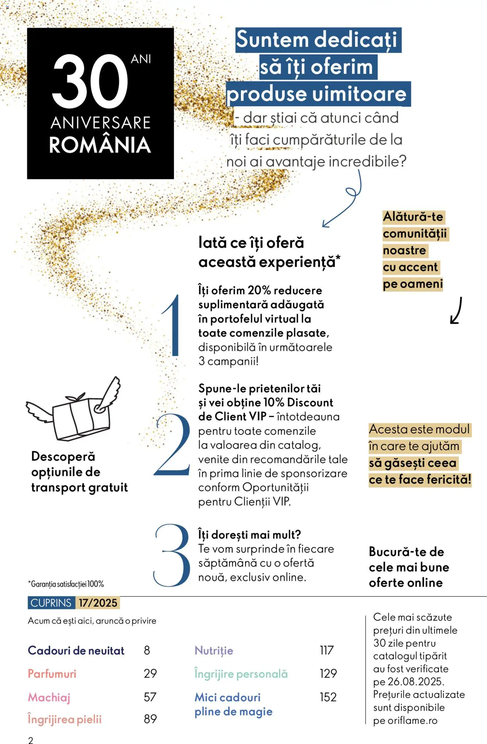 Catalog Oriflame 3 - 22 Decembrie 2025 | Pagina 2 | Produse: Mici, Machiaj