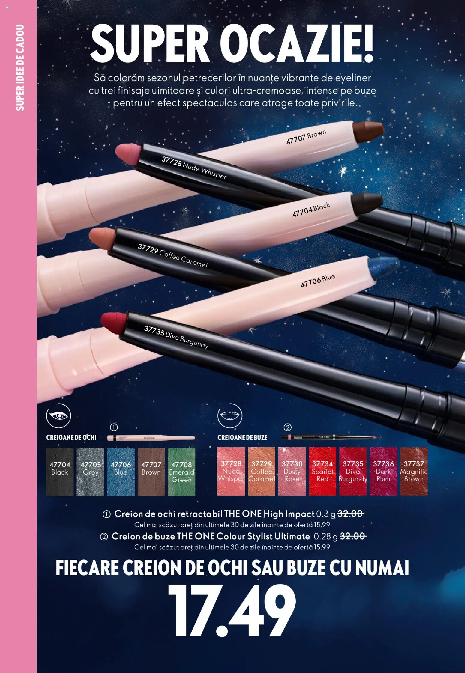 Catalog Oriflame 3 - 22 Decembrie 2025 | Pagina 28 | Produse: Creion de ochi, Peluş Köpek Yatağı
