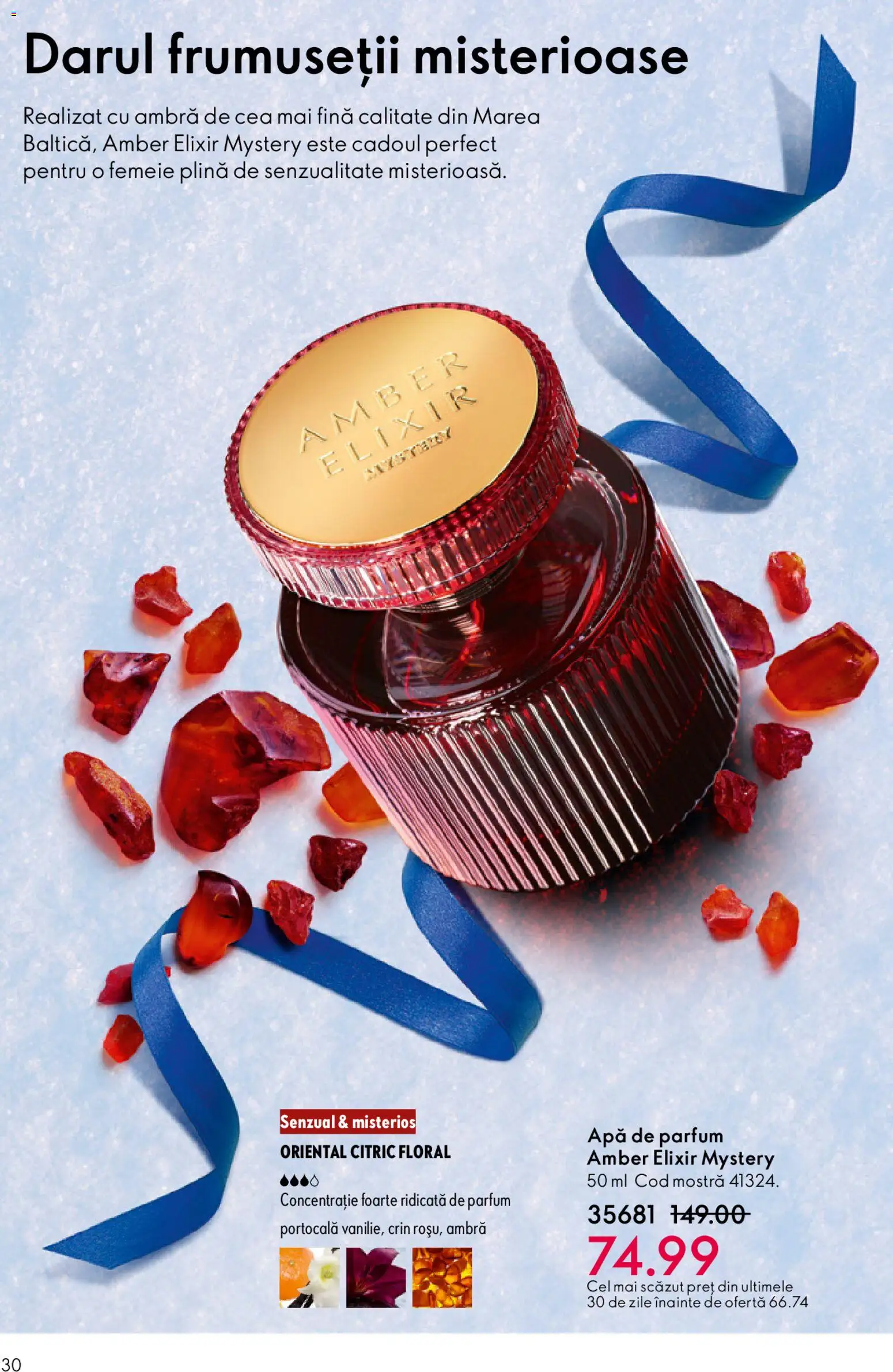 Catalog Oriflame 3 - 22 Decembrie 2025 | Pagina 30 | Produse: Apă de parfum, Elixir, Parfum, Apă