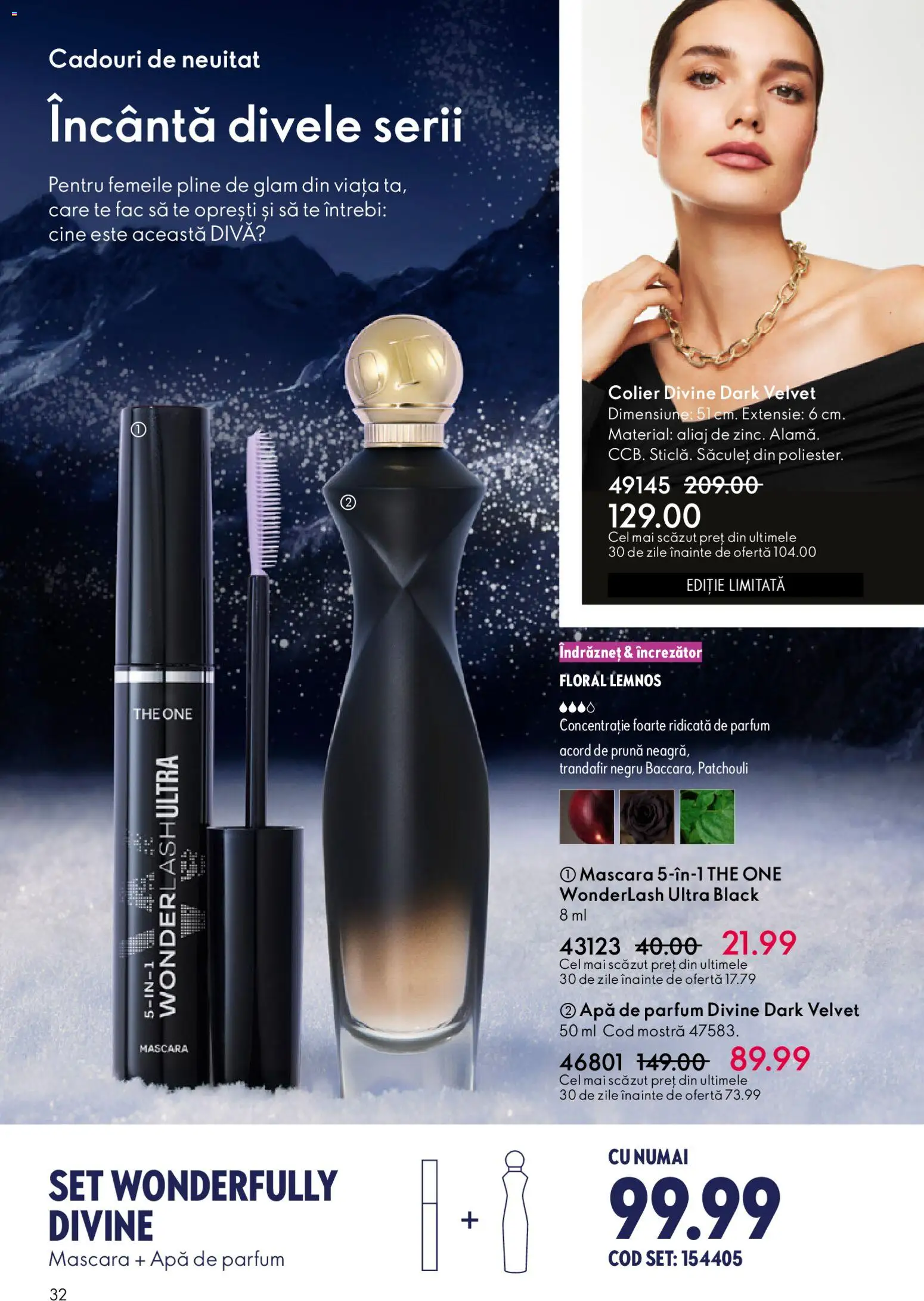 Catalog Oriflame 3 - 22 Decembrie 2025 | Pagina 32 | Produse: Apă de parfum, Trandafir, Colier, Parfum