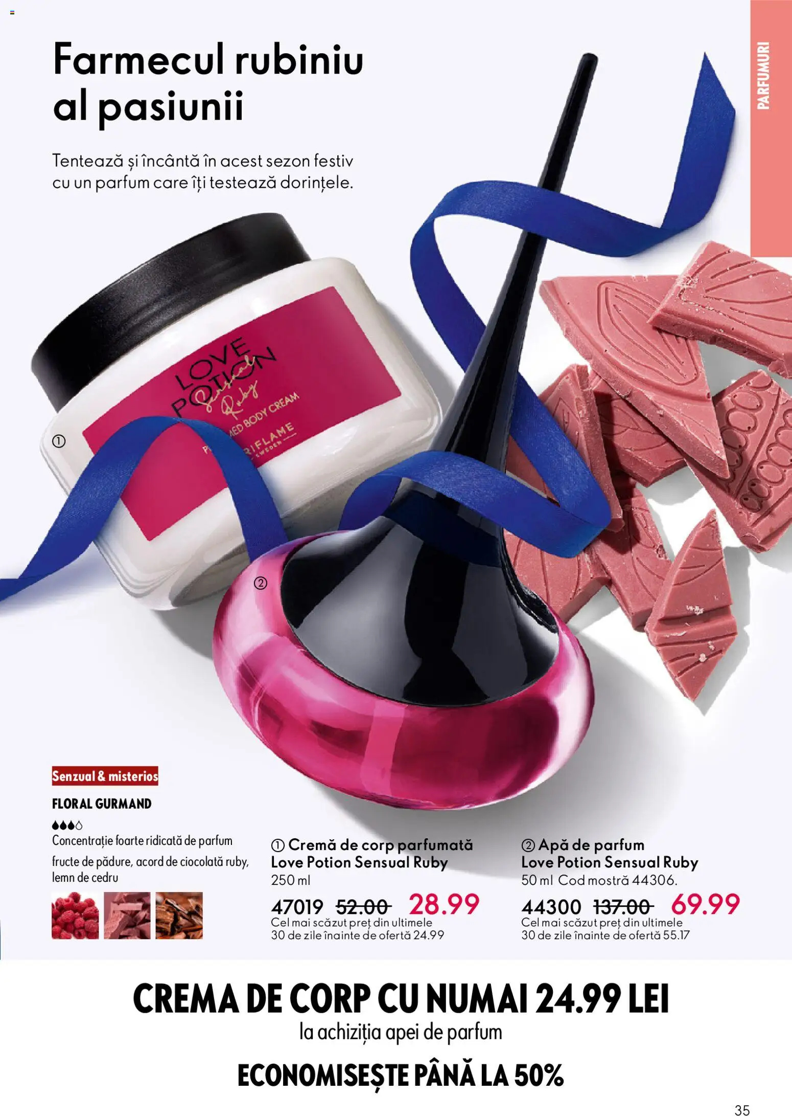 Catalog Oriflame 3 - 22 Decembrie 2025 | Pagina 35 | Produse: Body, Parfum, Cremă, Ciocolată