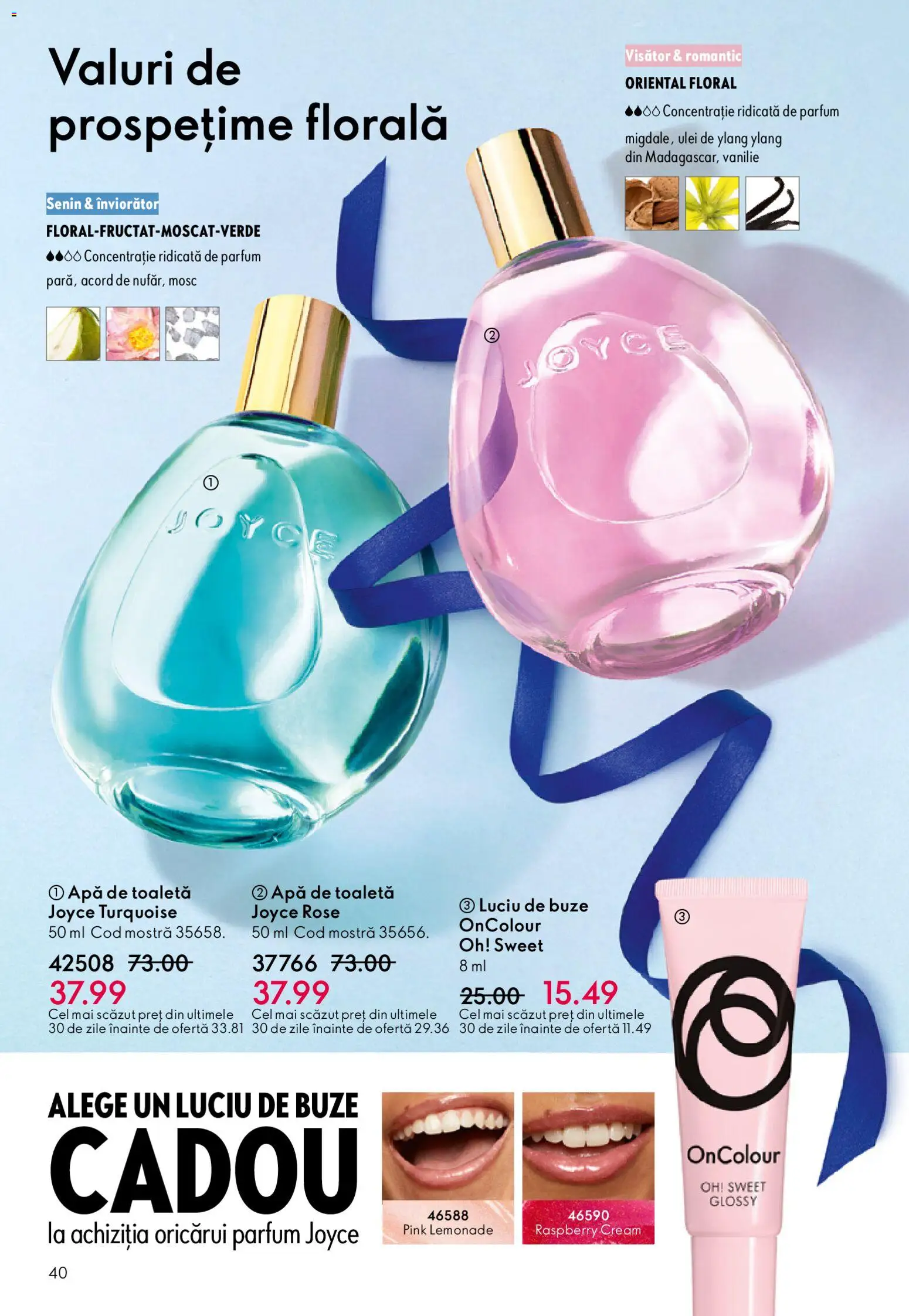 Catalog Oriflame 3 - 22 Decembrie 2025 | Pagina 40 | Produse: Parfum, Apă de toaletă, Ulei, Apă