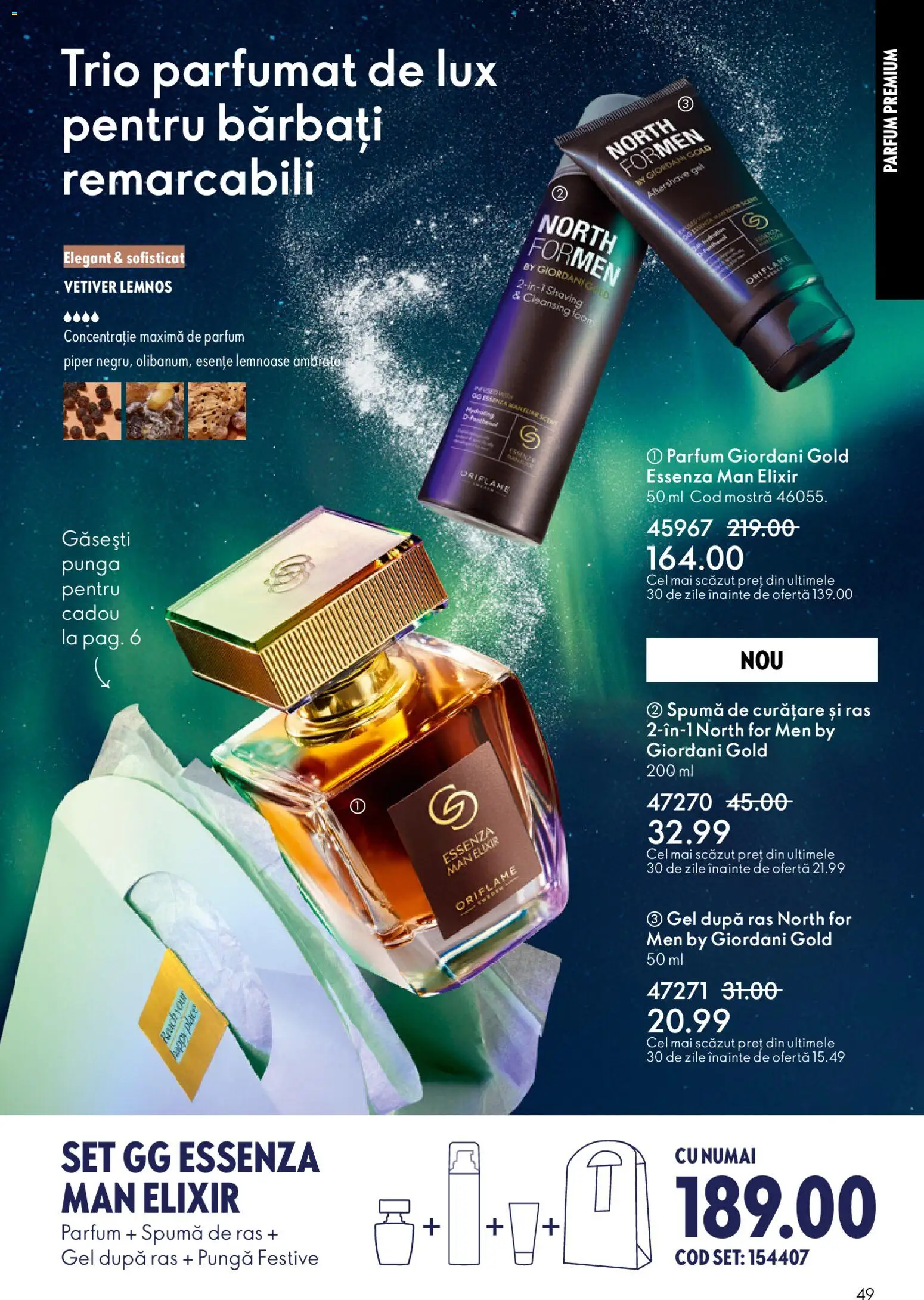 Catalog Oriflame 3 - 22 Decembrie 2025 | Pagina 49 | Produse: Elixir, Pungă, Parfum, Piper