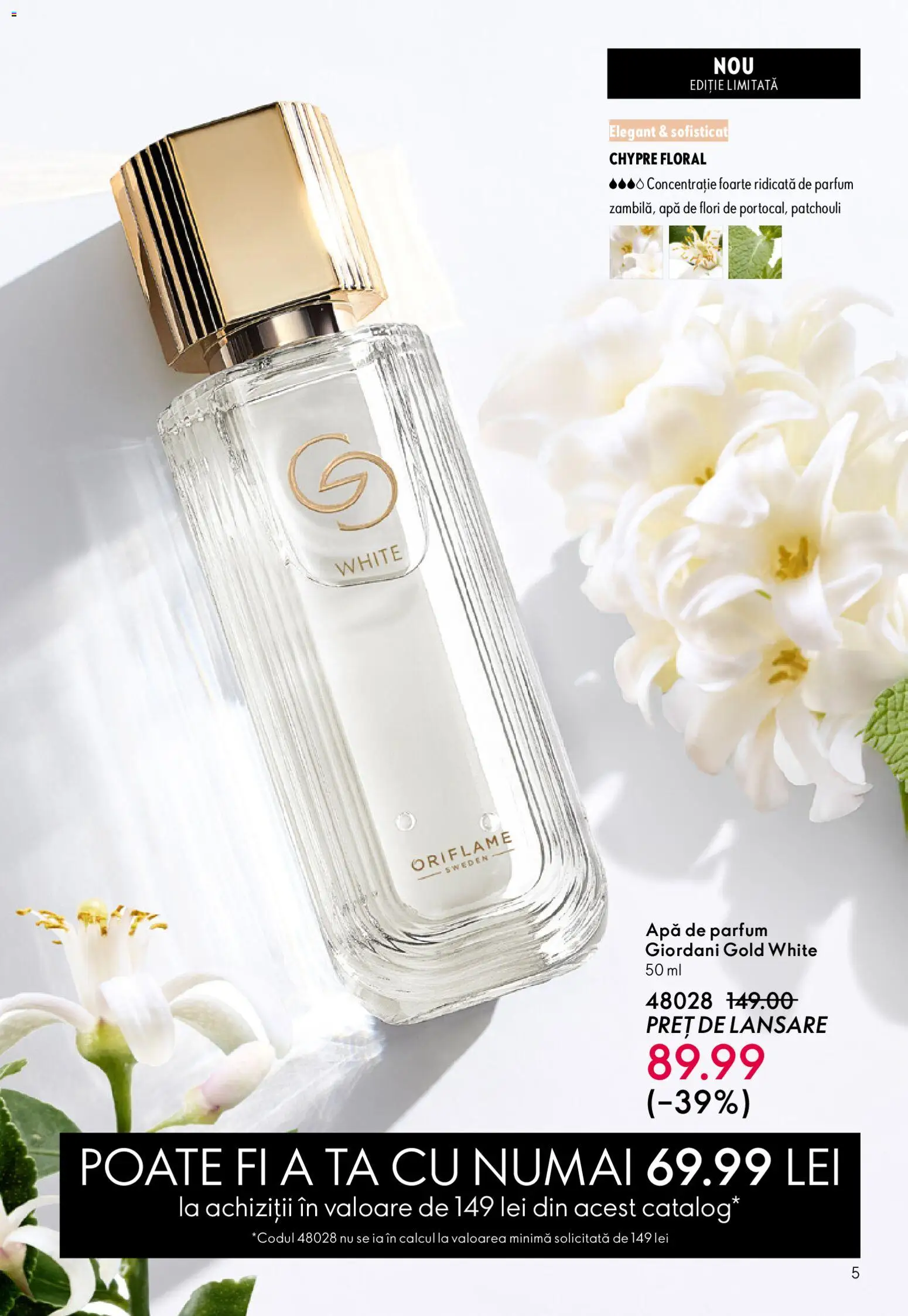 Catalog Oriflame 3 - 22 Decembrie 2025 | Pagina 5 | Produse: Apă de parfum, Parfum, Apă
