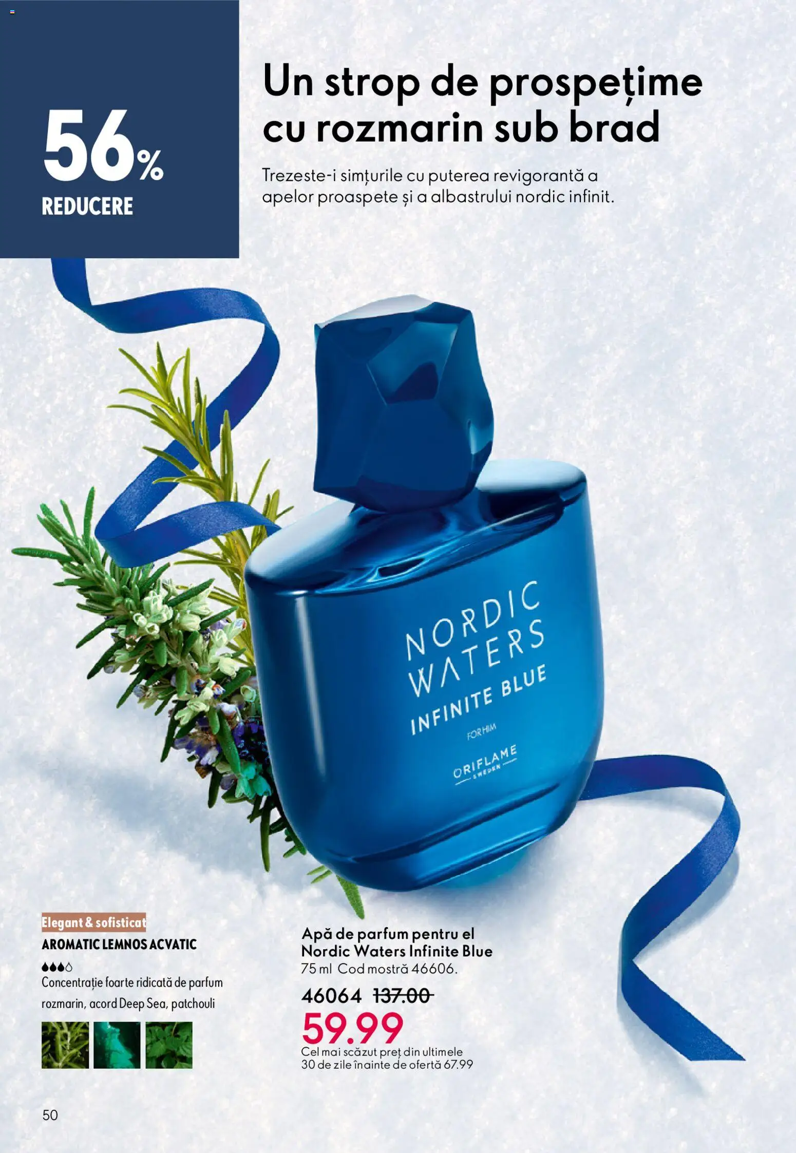 Catalog Oriflame 3 - 22 Decembrie 2025 | Pagina 50 | Produse: Apă de parfum, Parfum, Apă