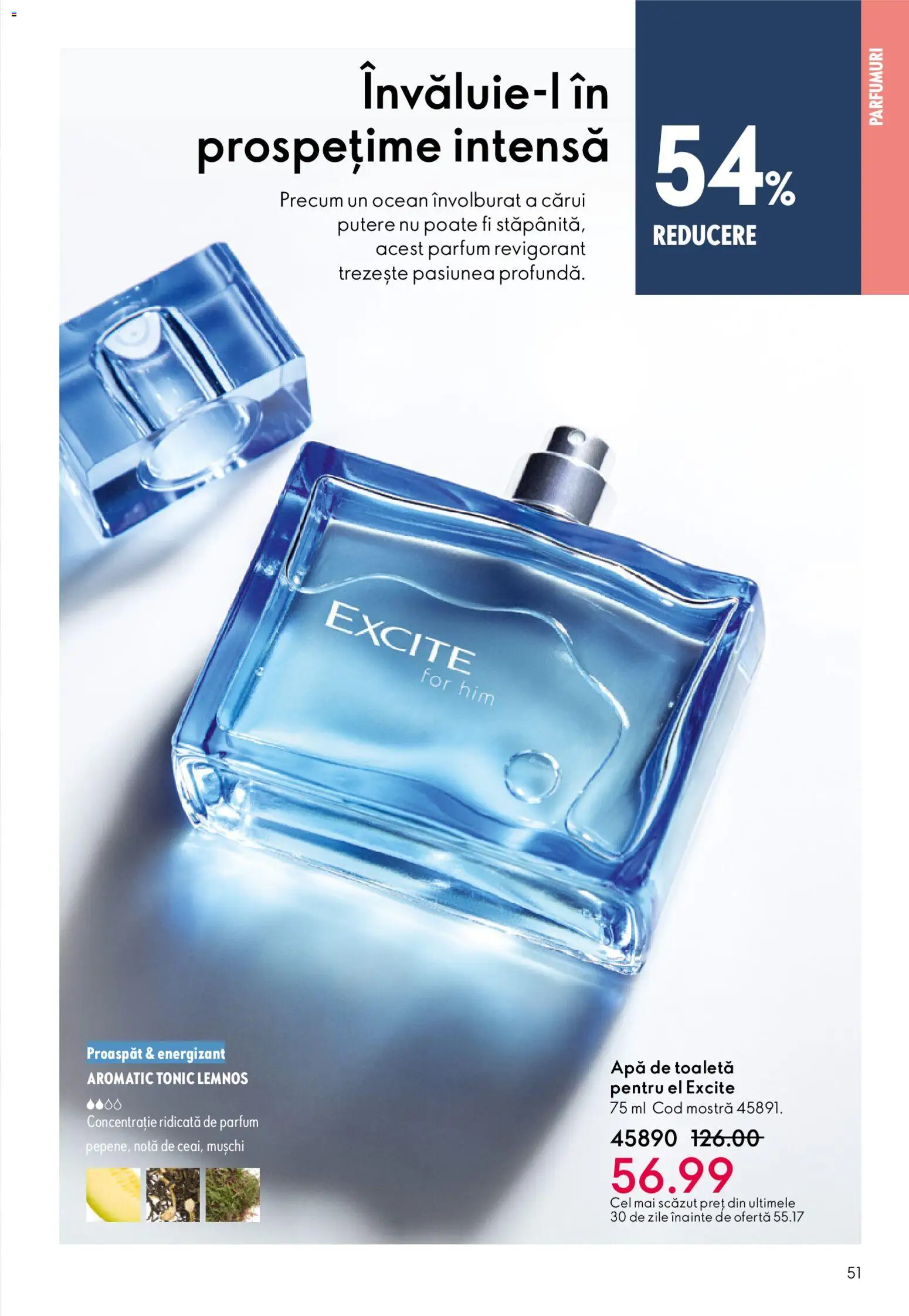Catalog Oriflame 3 - 22 Decembrie 2025 | Pagina 51 | Produse: Toaletă, Parfum, Apă de toaletă, Apă