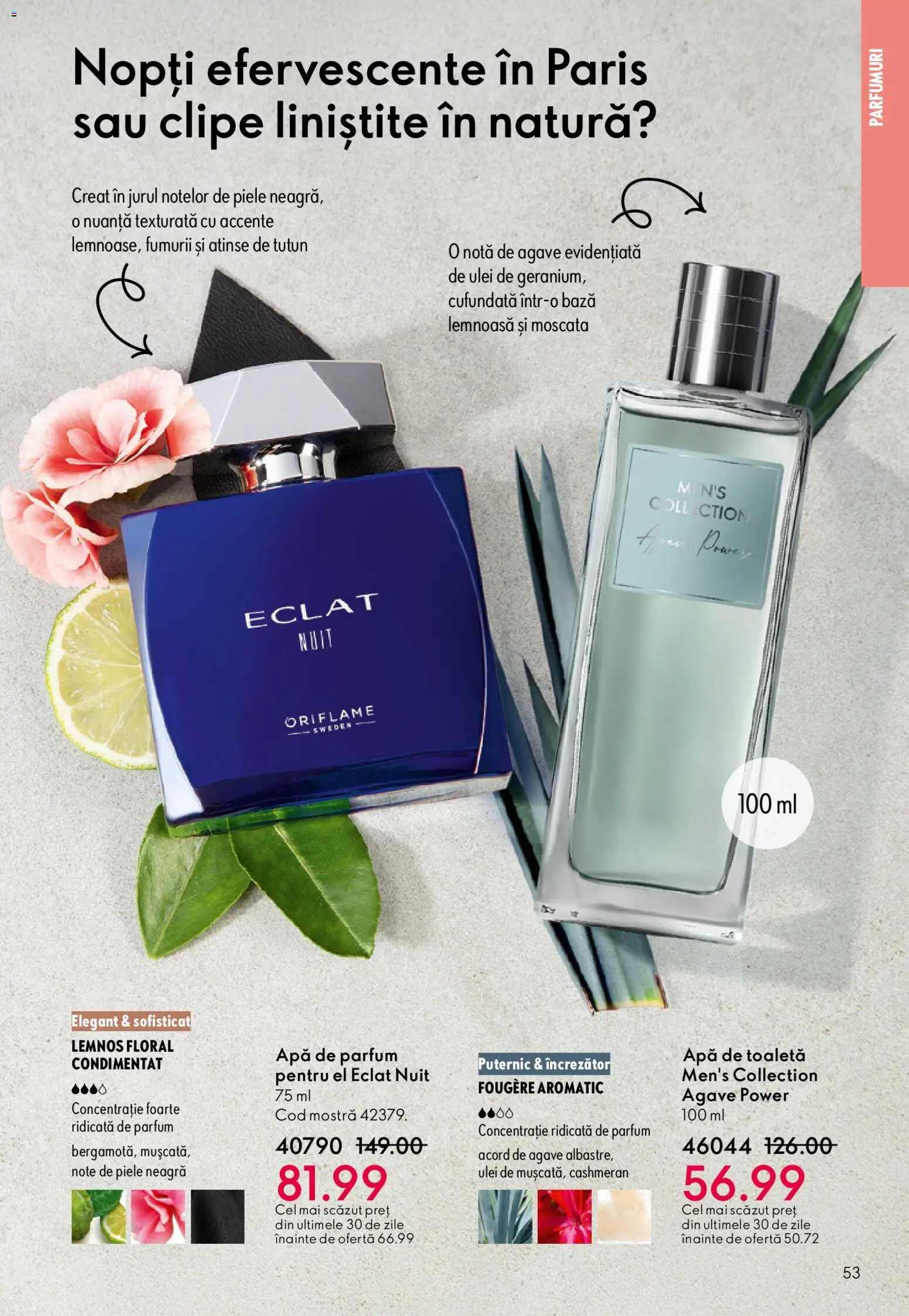 Catalog Oriflame 3 - 22 Decembrie 2025 | Pagina 53 | Produse: Toaletă, Parfum, Apă de toaletă, Apă