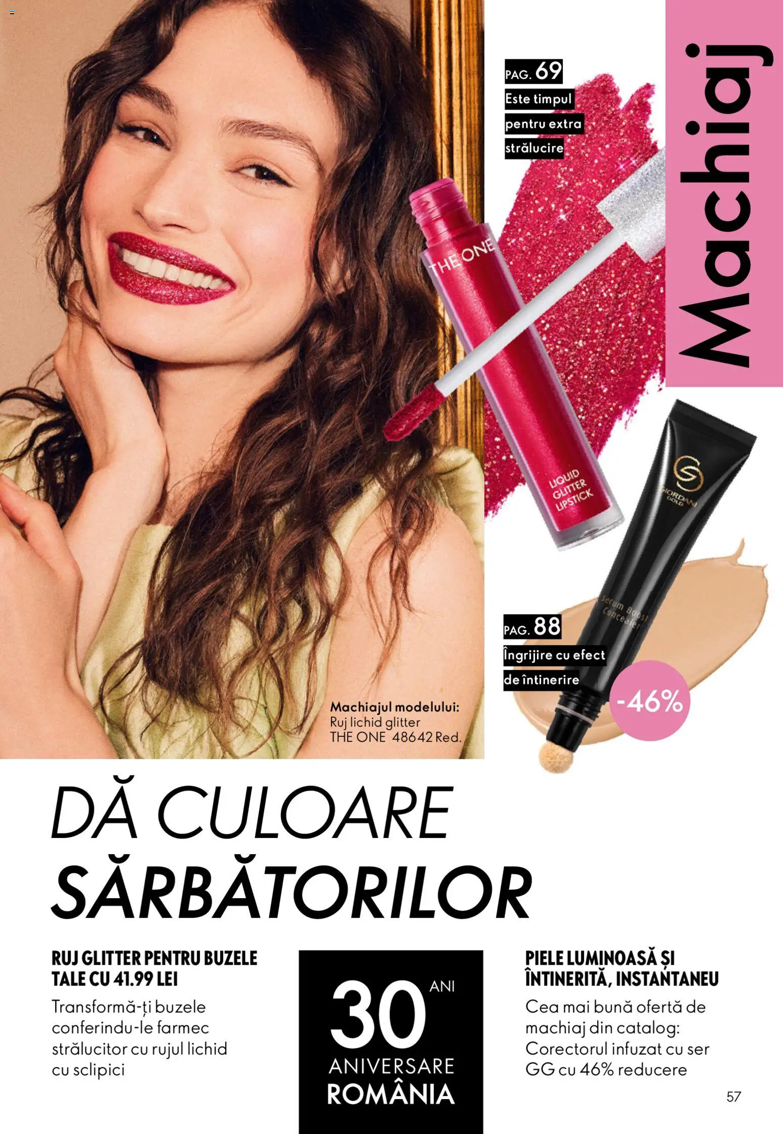Catalog Oriflame 3 - 22 Decembrie 2025 | Pagina 57 | Produse: Serum, Machiaj, Concealer, Ruj