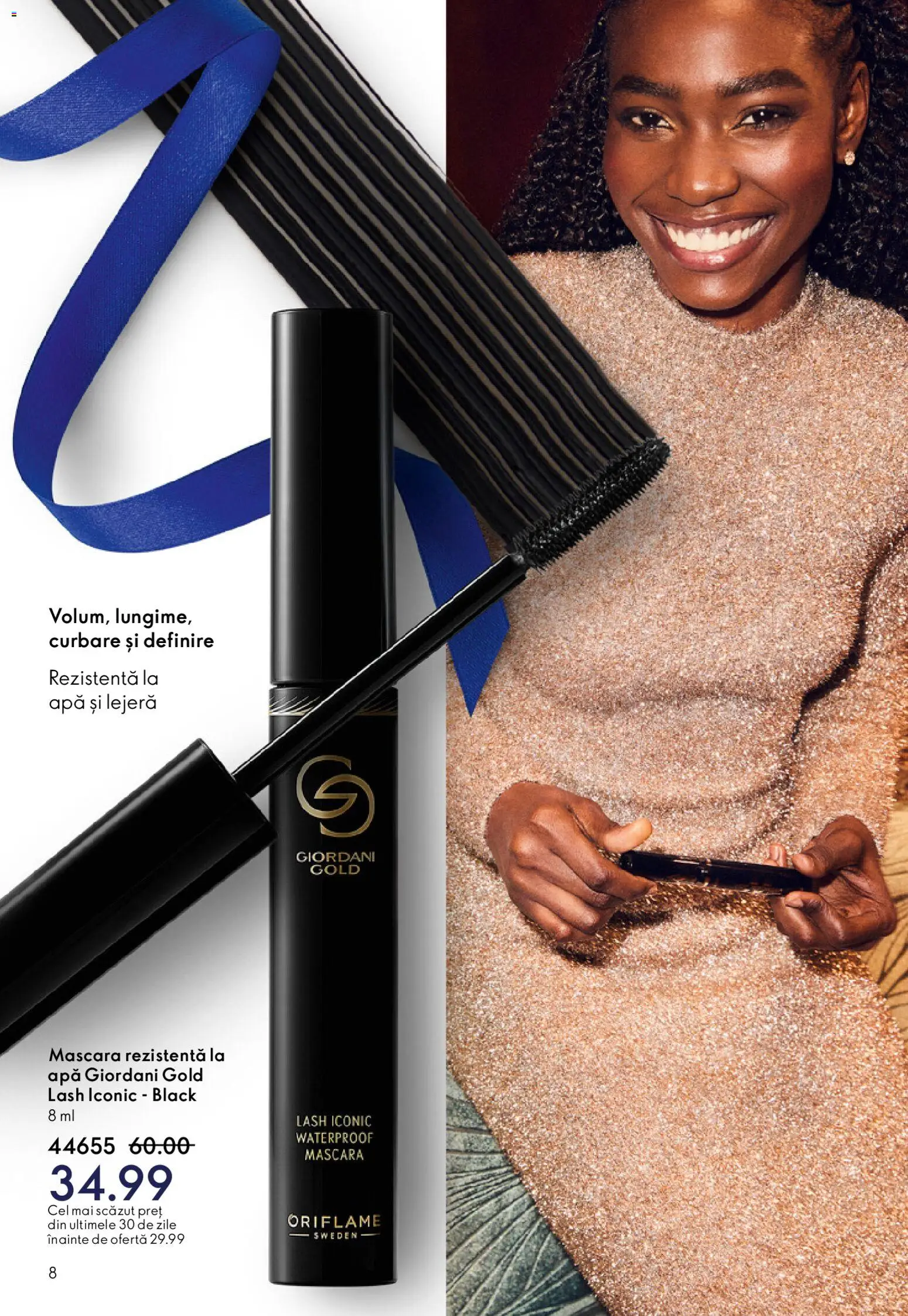 Catalog Oriflame 3 - 22 Decembrie 2025 | Pagina 8 | Produse: Mascara, Apă